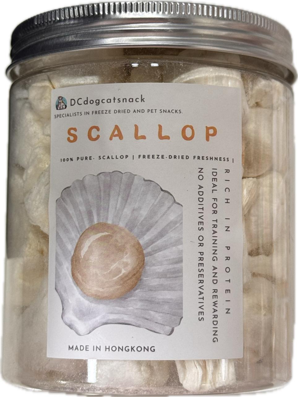 DCdogcatsnack 凍乾扇貝寵物零食