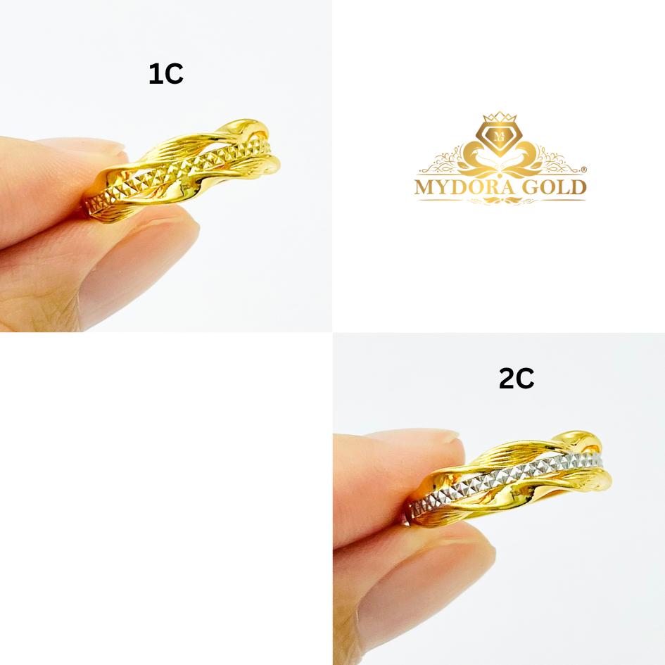 MYDORA EMAS 916 Cincin Twisted Glam (5G) l EMAS 916/22K