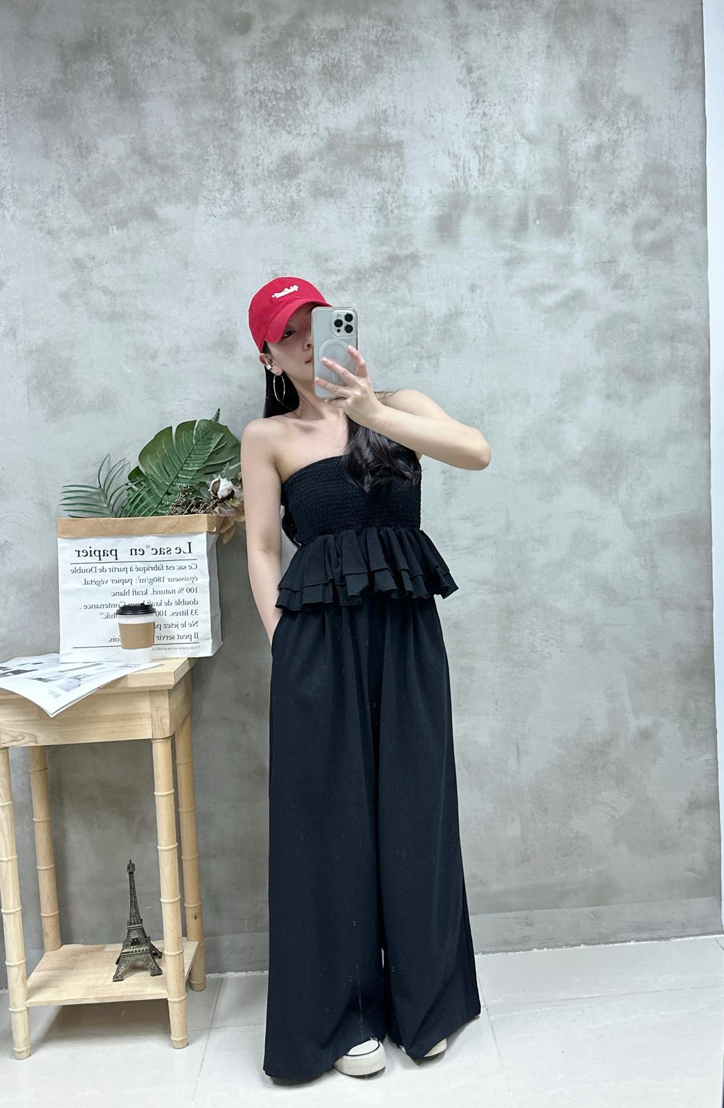L30 ruffle top+ 休閑褲