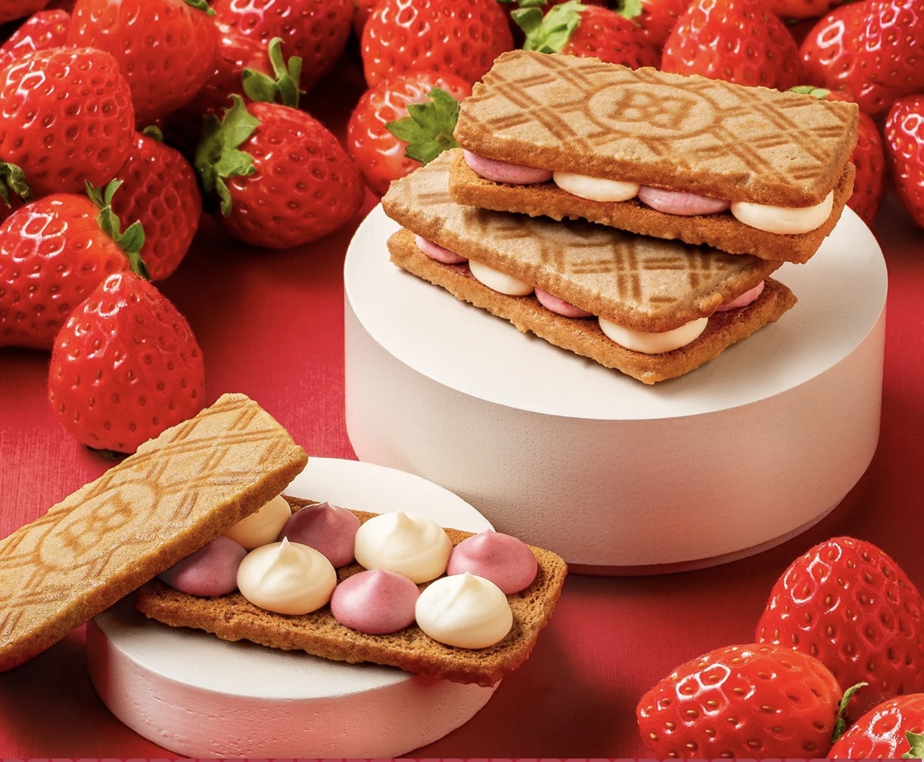 四月連線貨品 - 日本BUTTER STATE's 草莓夾心餅乾