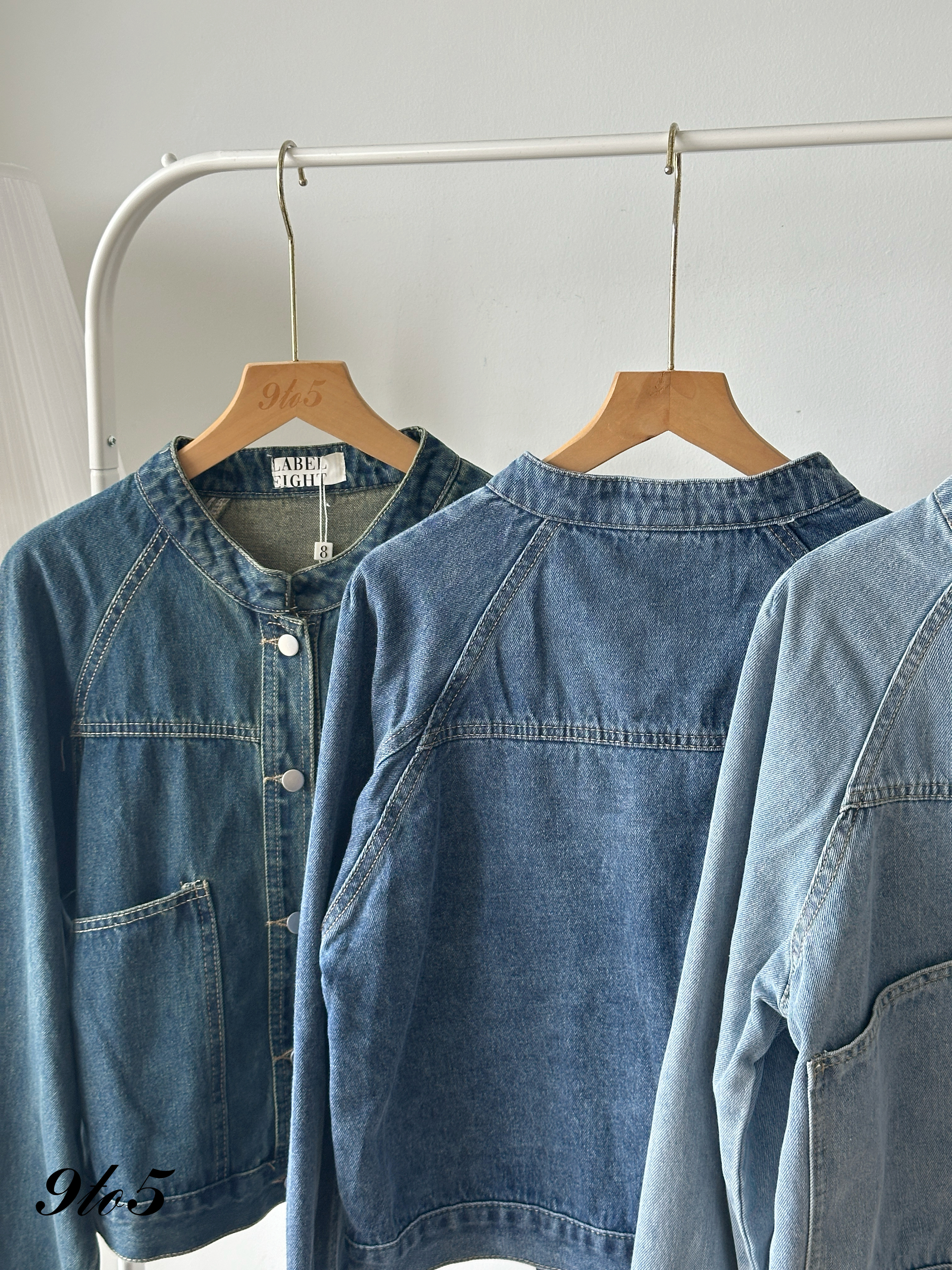 T4176 Long Denim Jacket - 3 Colors