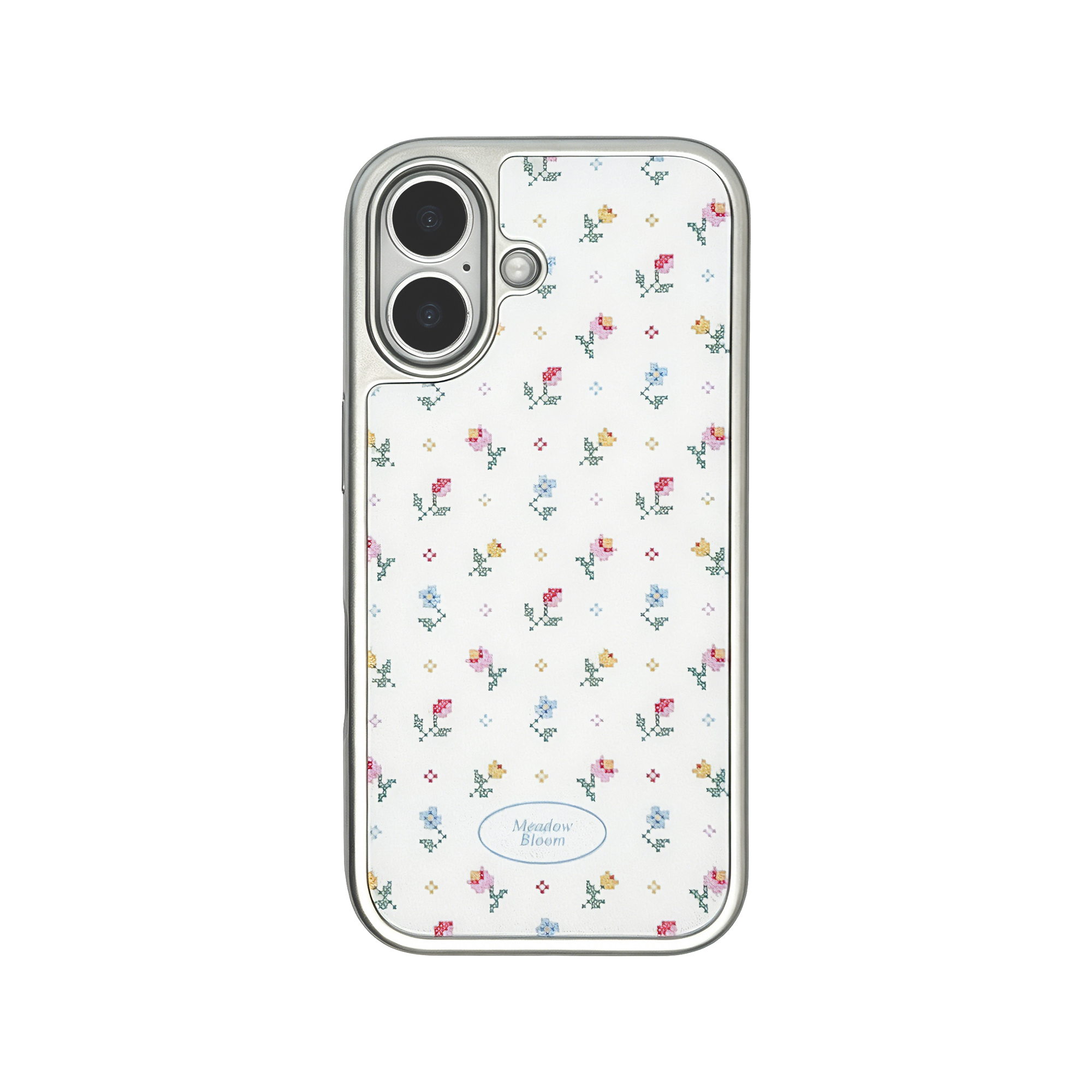 【Pixel FlowerBox VOL.48】銀框磨砂面MagSafe iPhone Case