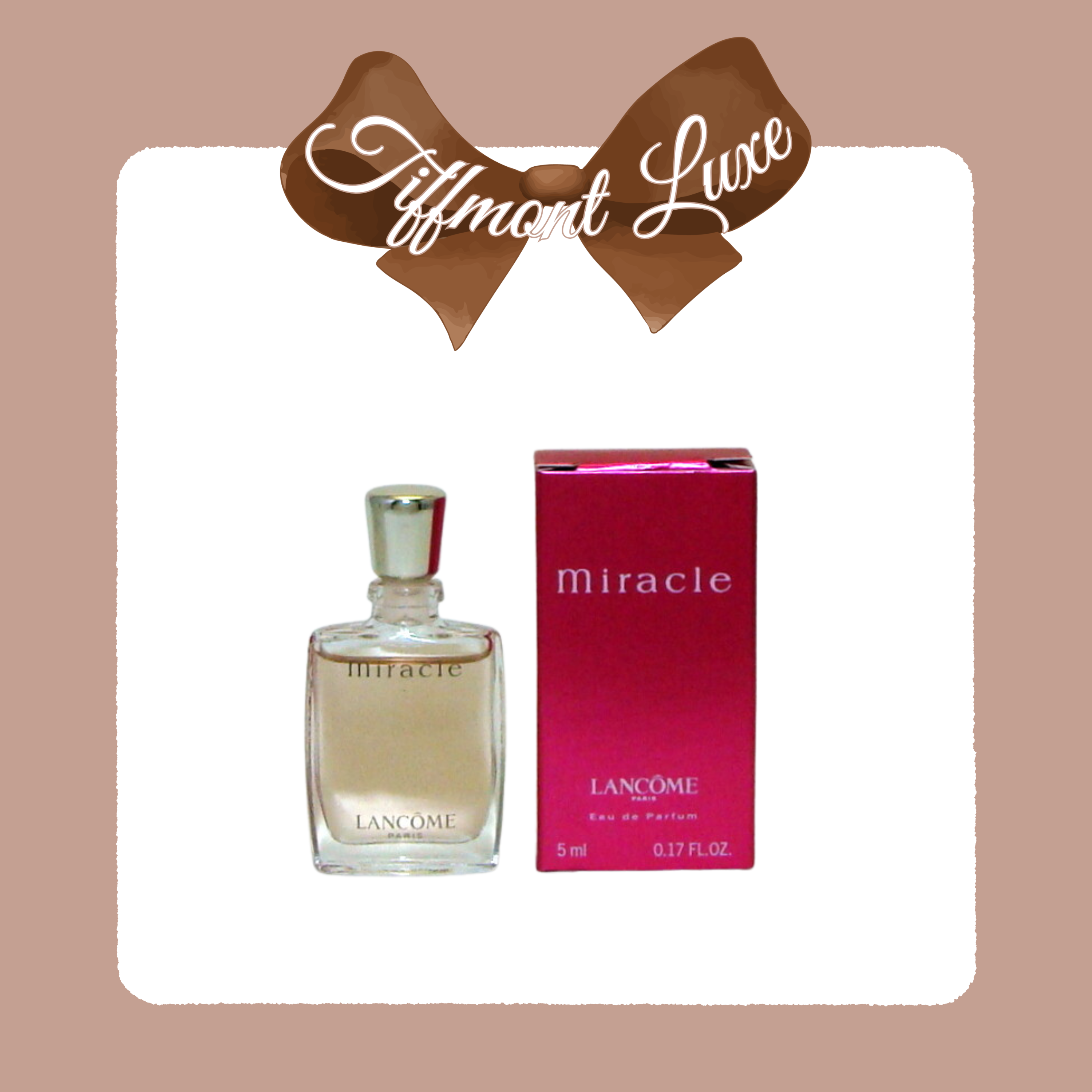 Sample Lancome MIRACLE香水 奇蹟女士濃香水 5ml