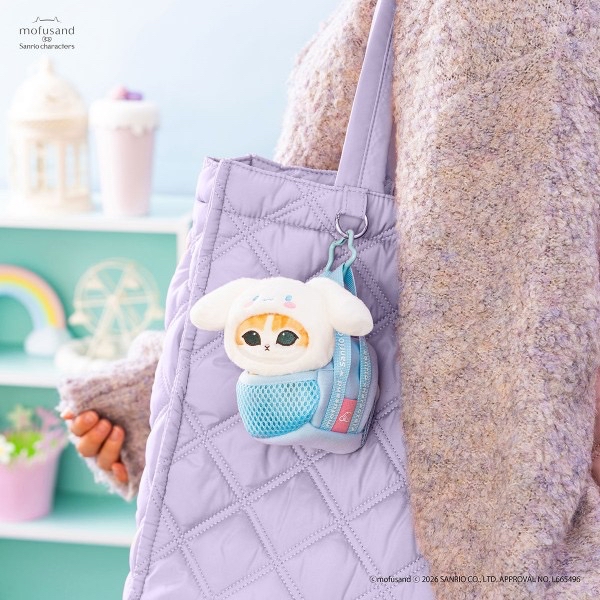 日本直送Sanrio mofusand 合作系列公仔掛飾