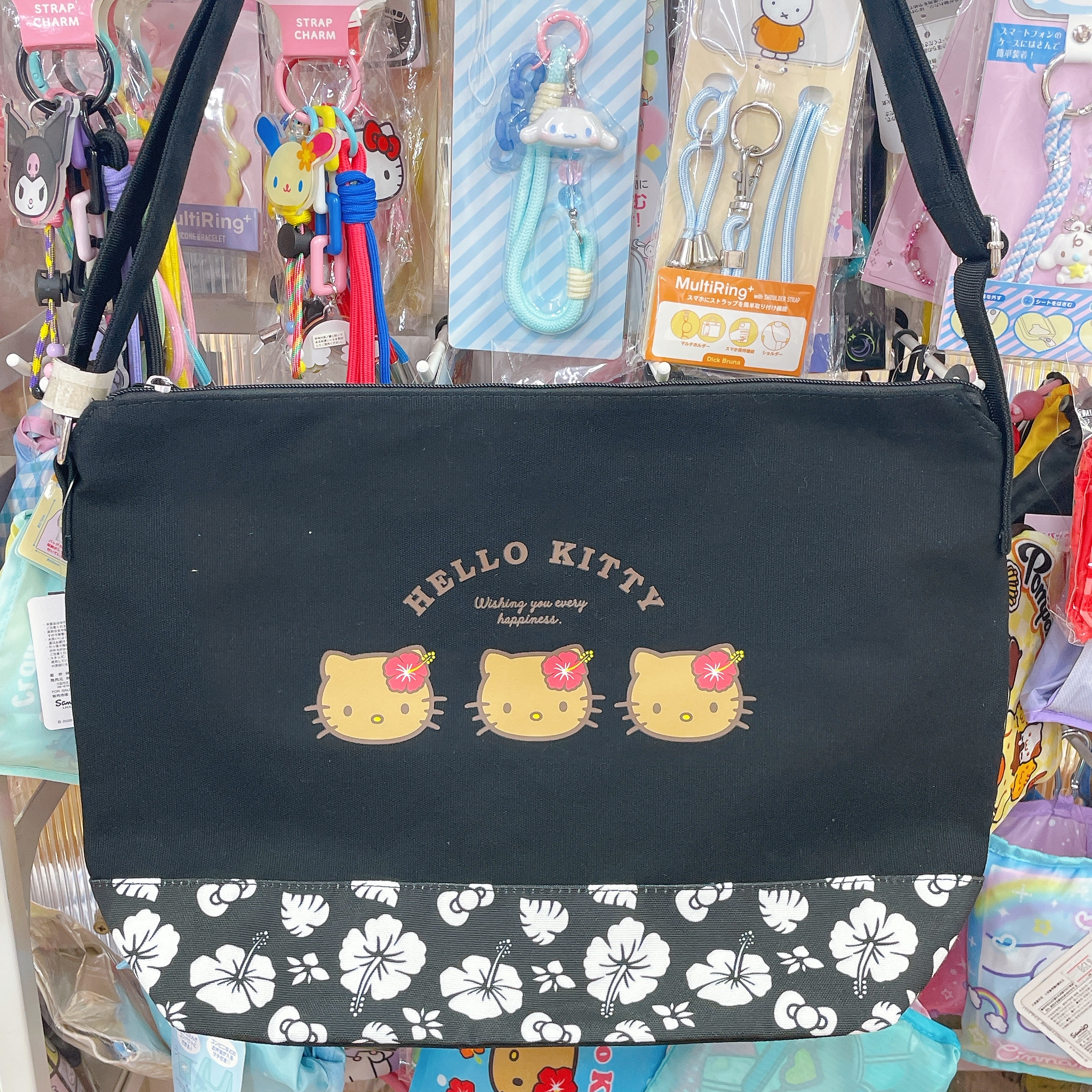 日本直送Sanrio Hello Kitty斜孭袋可以調校長短