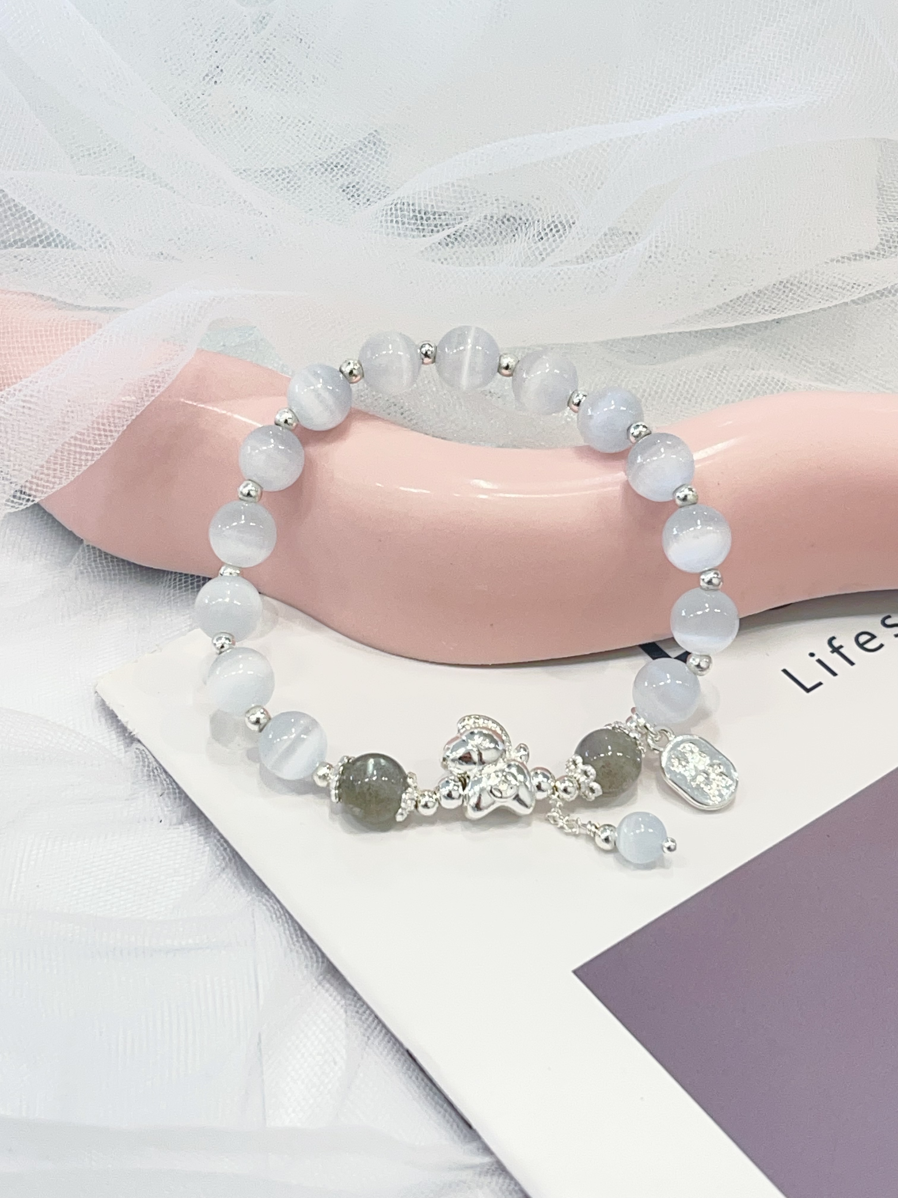 🐴 猫眼石能量手串 Cat’s Eye Series｜守护小马设计款 8mm