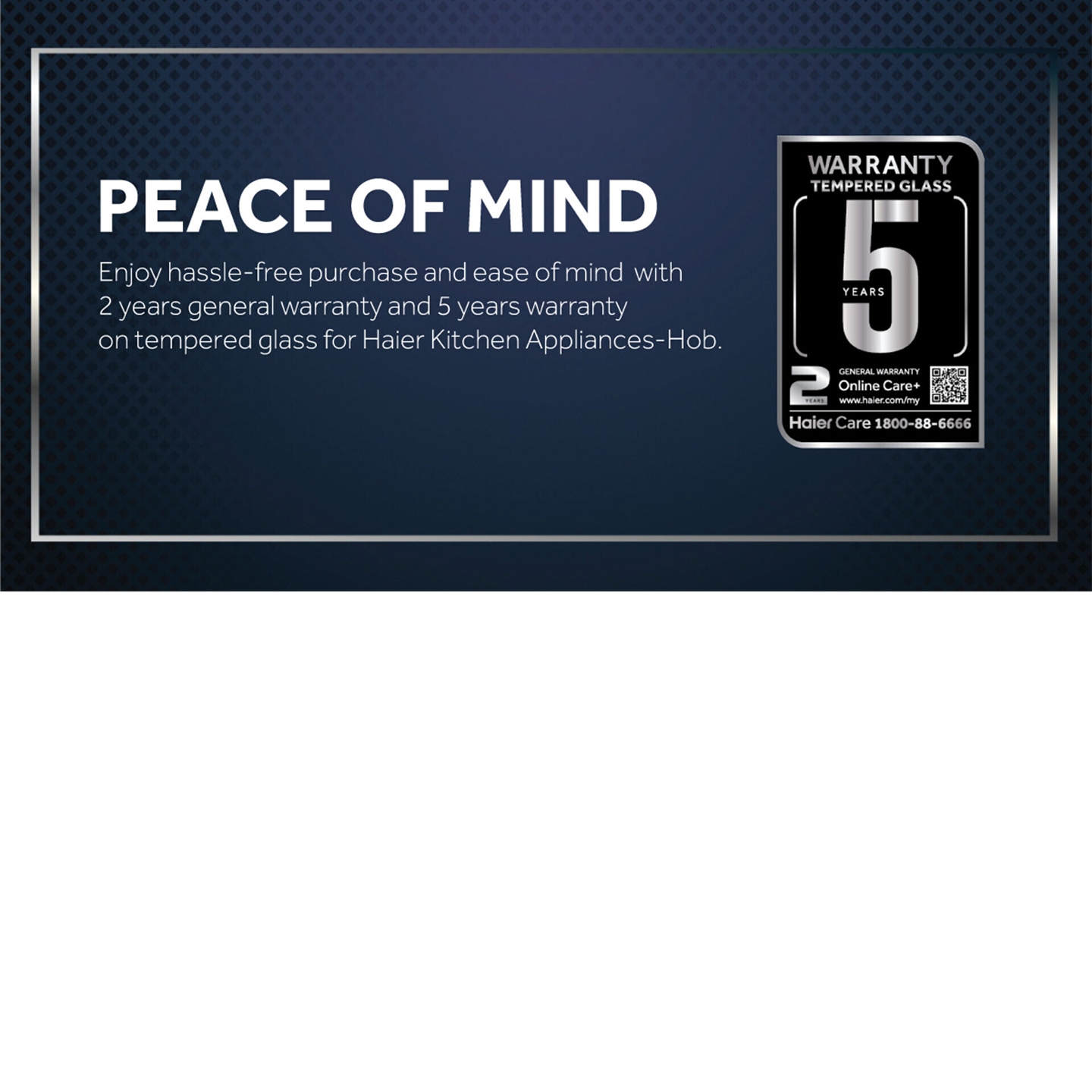 Haier 2-Burner Built-in Gas Hob with Timer (HC-Q68266BT)