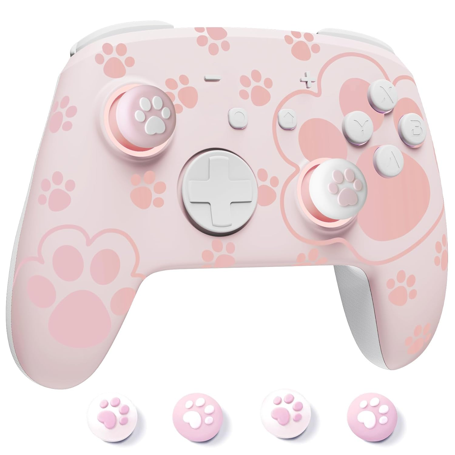 SW2 FUNLAB 螢火蟲加強版無線控制器 FF01A (貓爪)  Firefly Enhanced Wireless Controller for Nintendo Switch/OLED/Lite FF01A (Cat Paw) SW2-0357