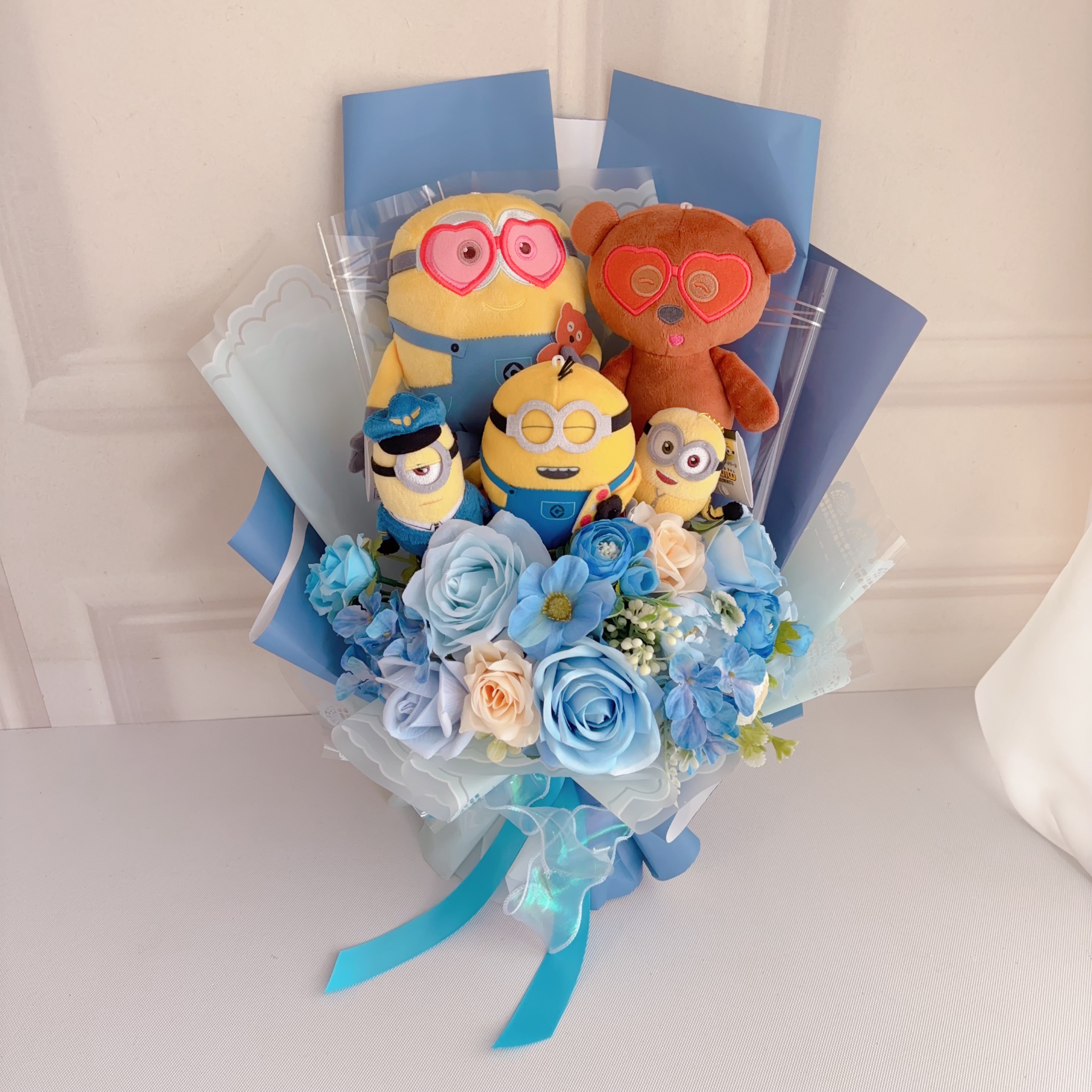 (現貨)Minions情人節花束