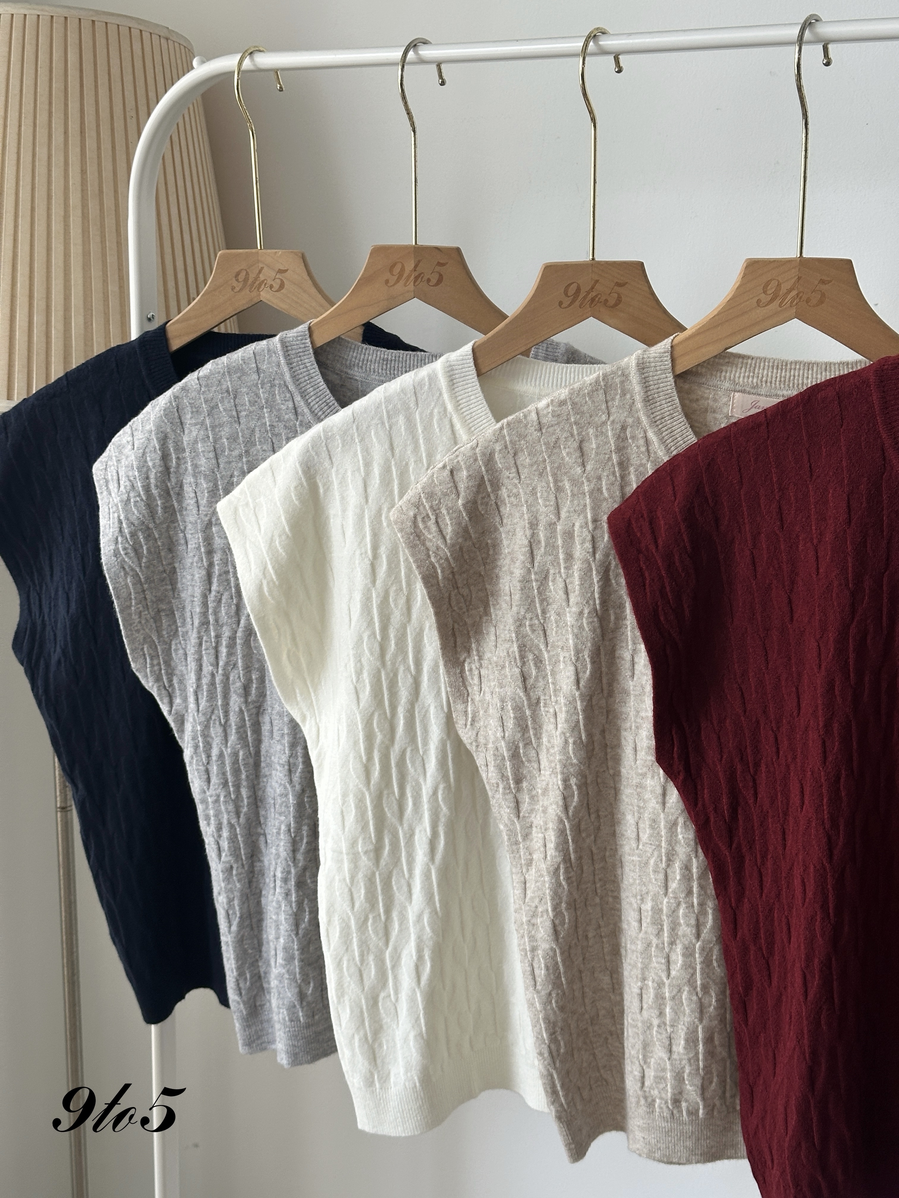 T4076 Cape Sleeve Knit Top - 5 Colors 