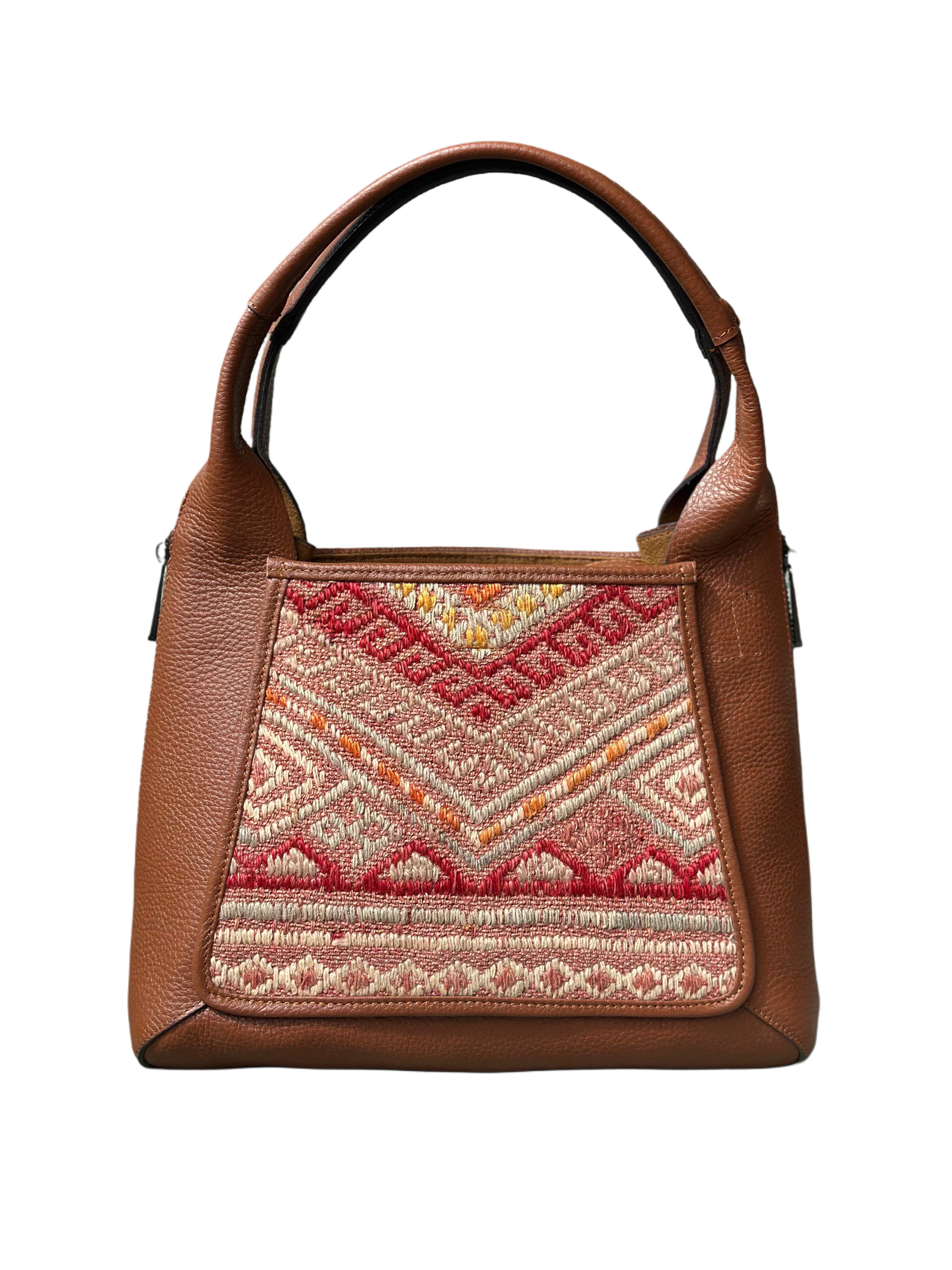 K16 土耳其真皮地氈手袋（啡色）