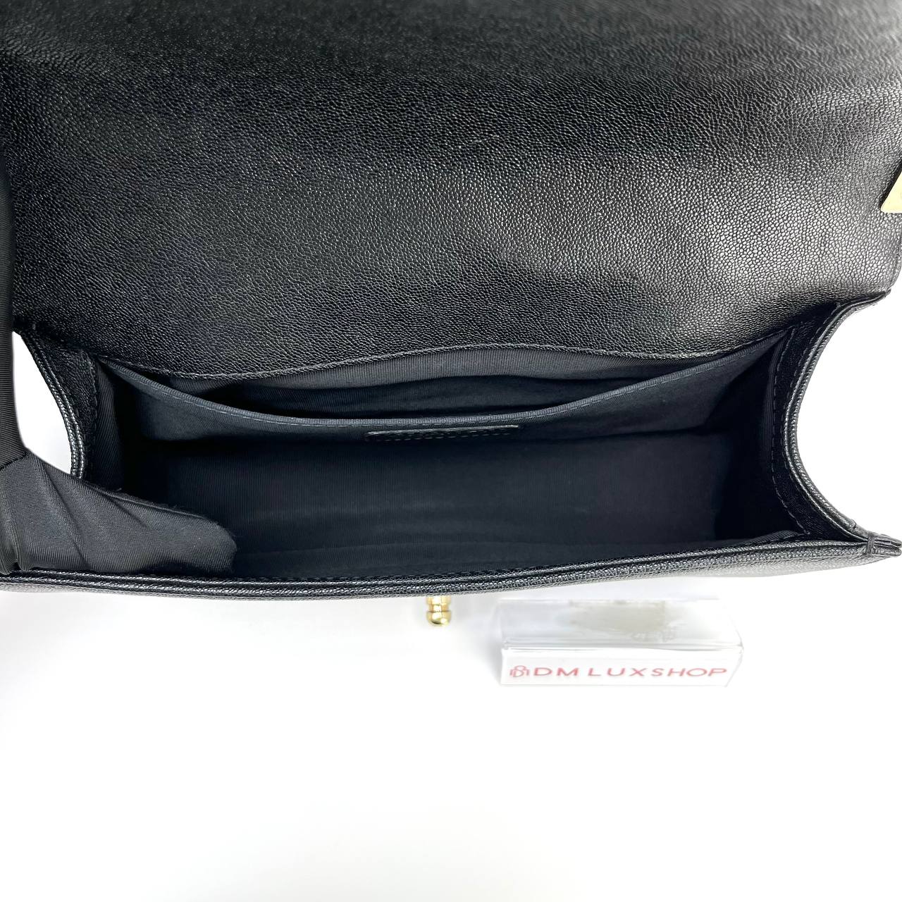 Chanel Boy Black Caviar Medium GHW (Serial 28)