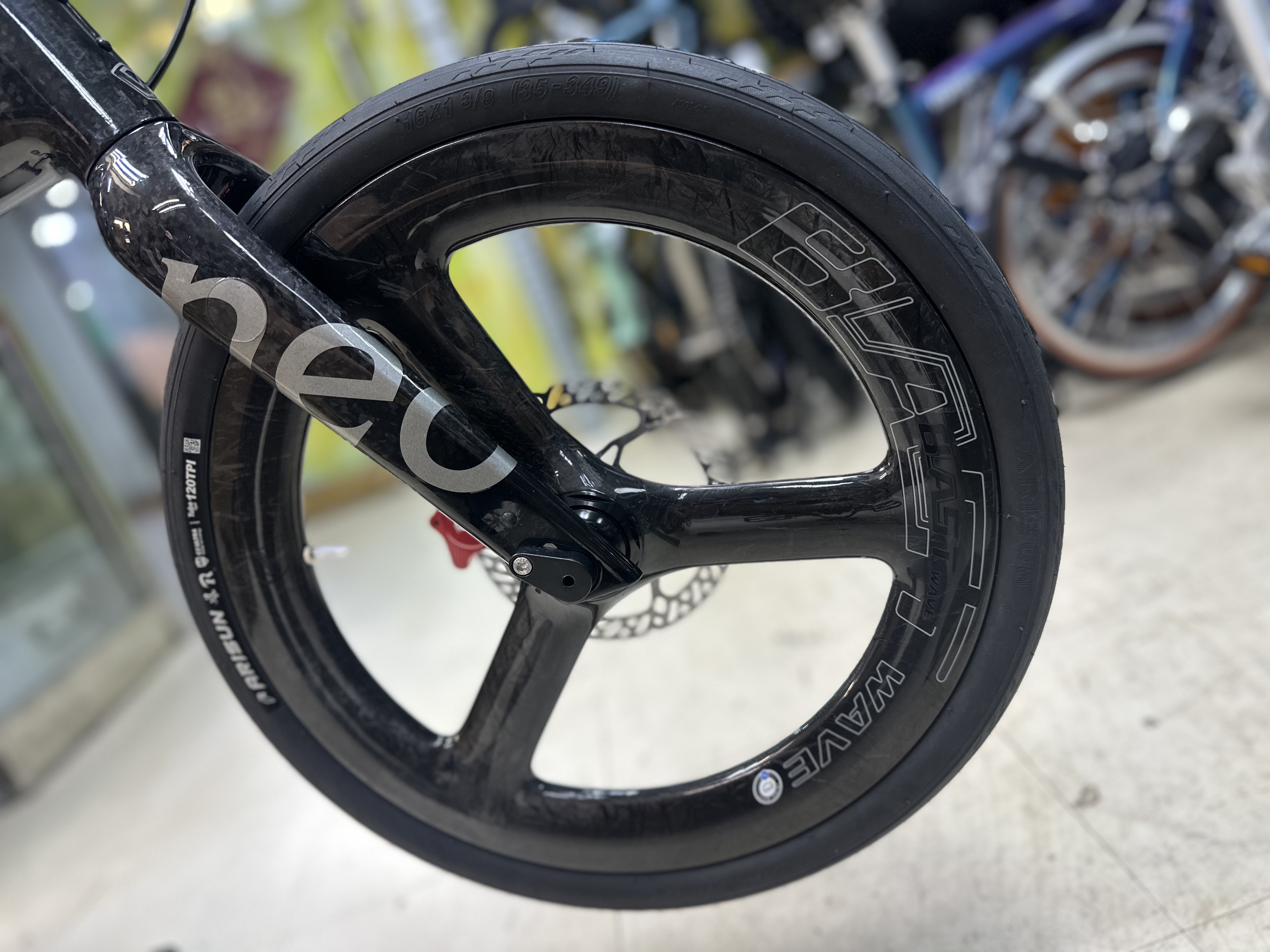 Java Neo 349 carbon + Blastwave carbon wheel 