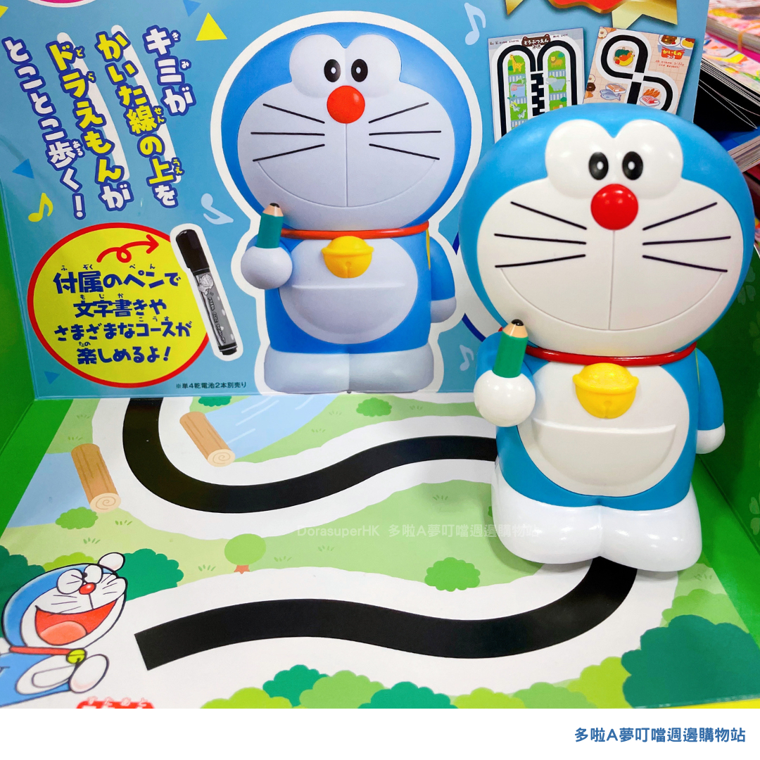 [訂購] 多啦A夢玩具 畫線條跟著走動 日本雜誌 Doraemon路線機器人｜多啦A夢禮物