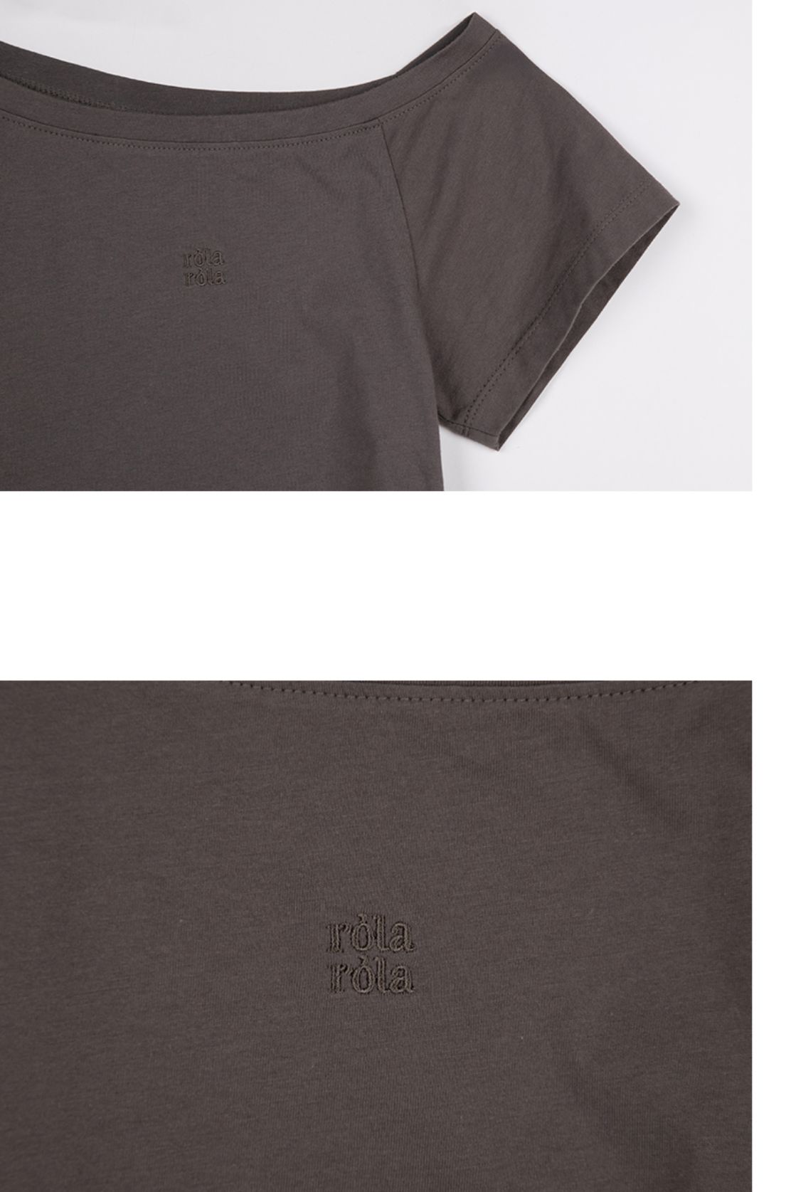 🎀Rolarola 🎀 NUBASIC OFF SHOULDER T-shirt 原價45000won 獨家折扣優惠