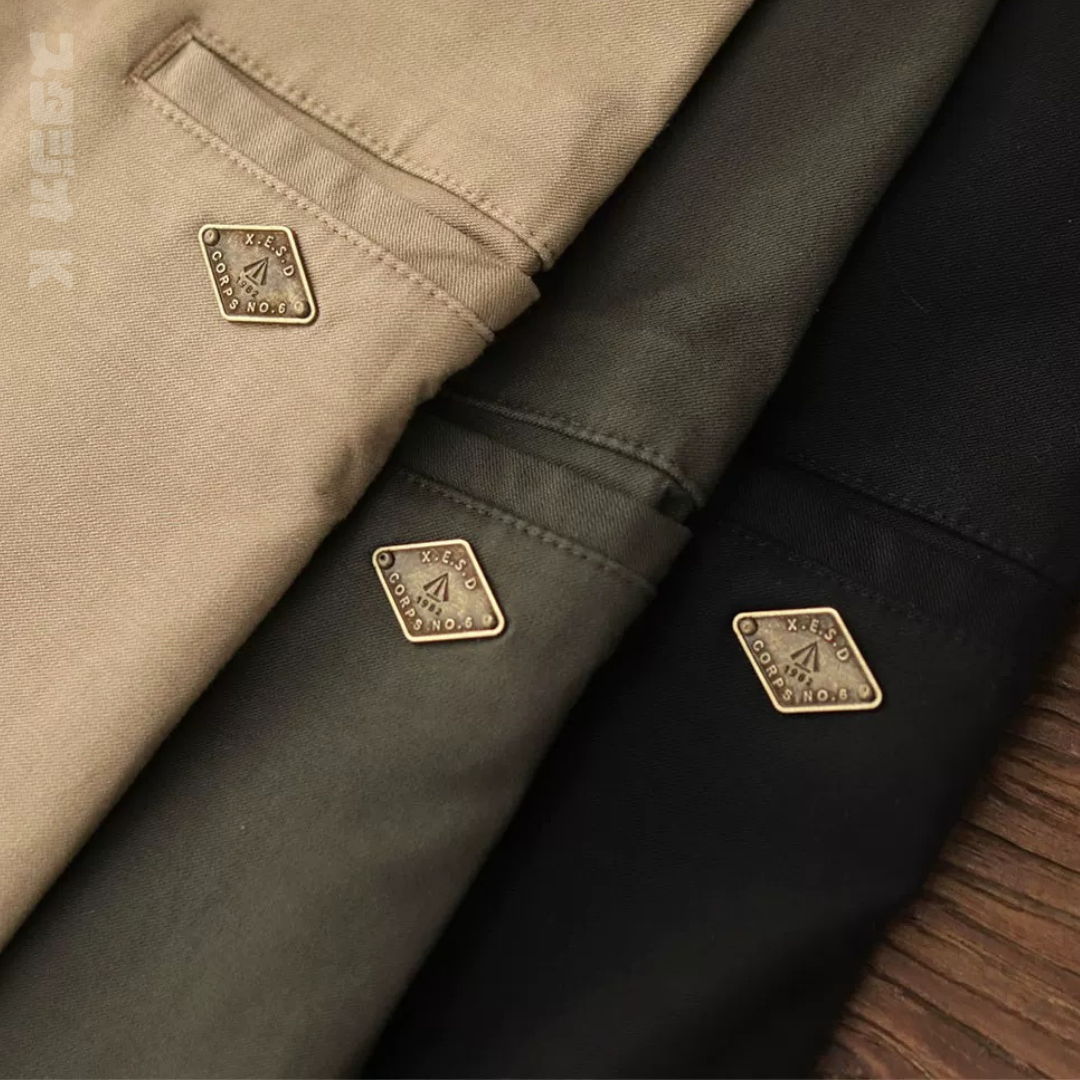 微彈CHINO直筒長褲