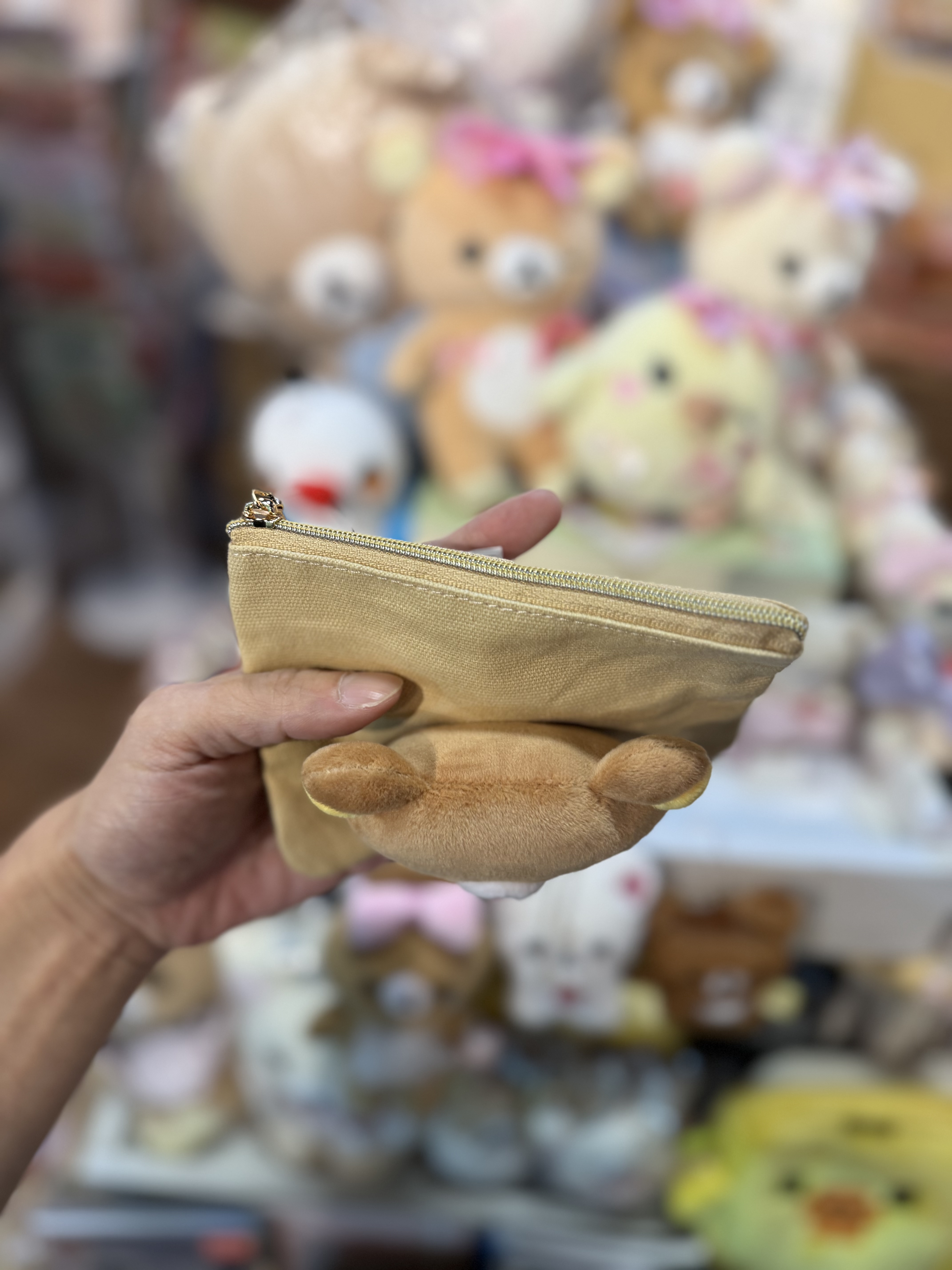 《現貨》全新日本專店限定 Rilakkuma立體頭仔小物袋