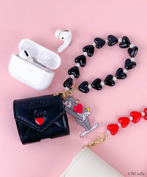 日本預訂📍日本Tom and Jerry心心串珠款AirPods Case