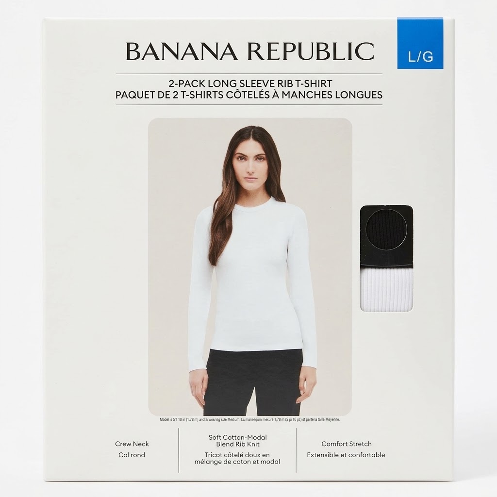 Banana Republic long sleeve shirt（1盒2件）