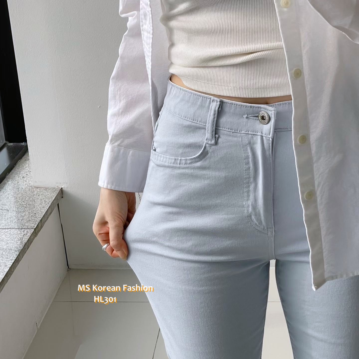 HL301 韓國🌼Howluk春版彈力棉直腳褲