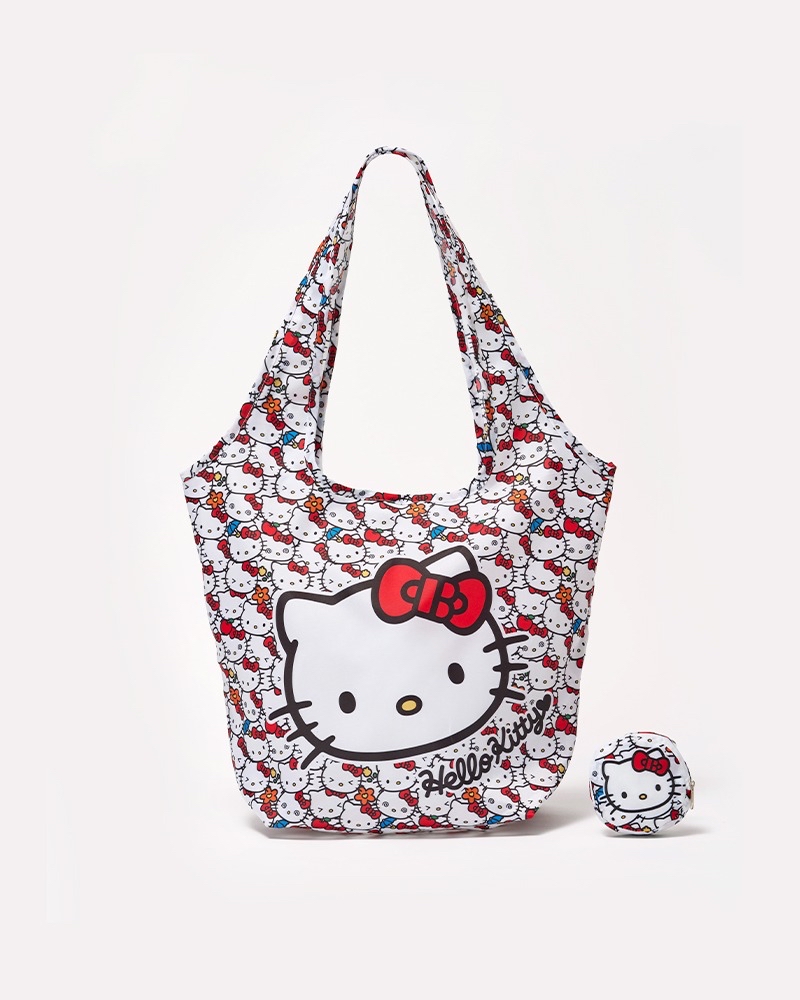 Hello Kitty x BRANDEN聯名摺疊購物袋