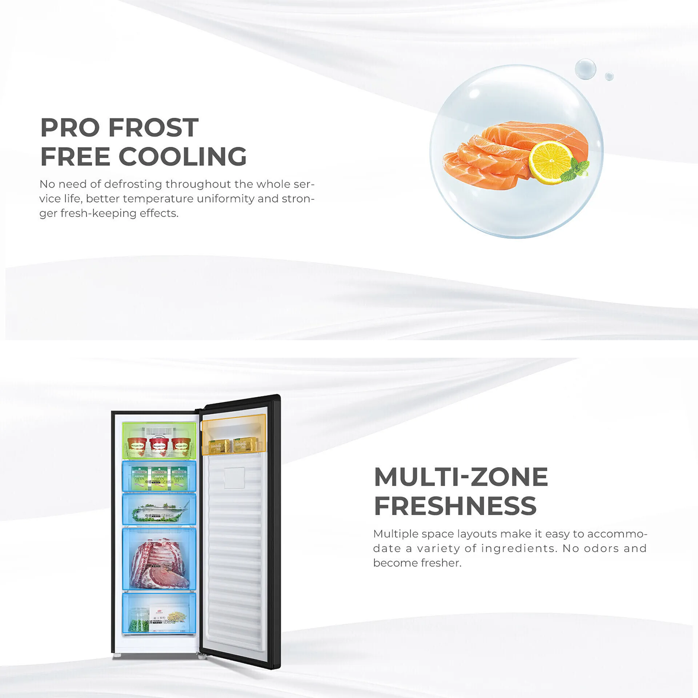 Haier 168L Upright Freezer (HUR-181NE)