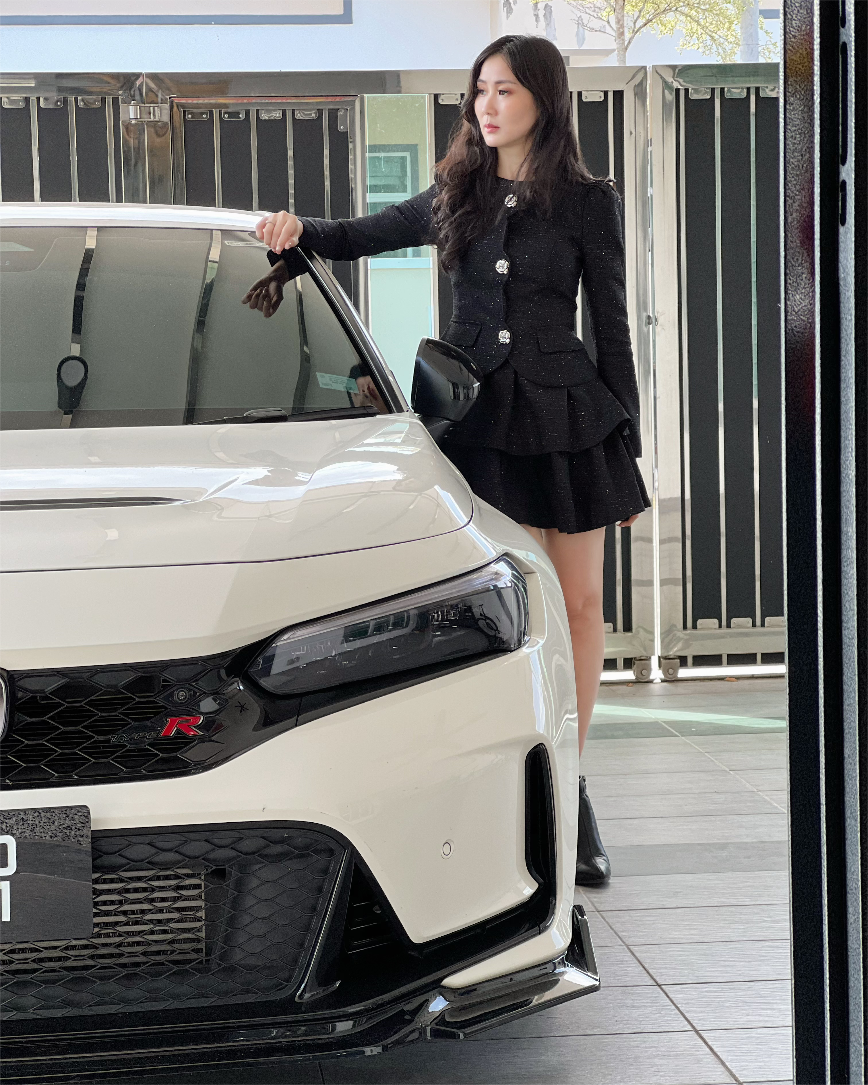 5084 Charlotte Sparkle Tweed Mini Dress