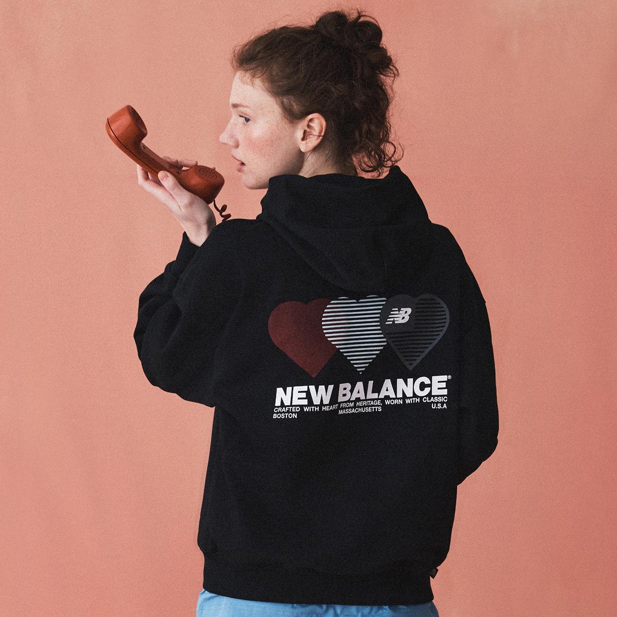 [NEW BALANCE] UNI NB Heart Graphic Hoodie (4種)