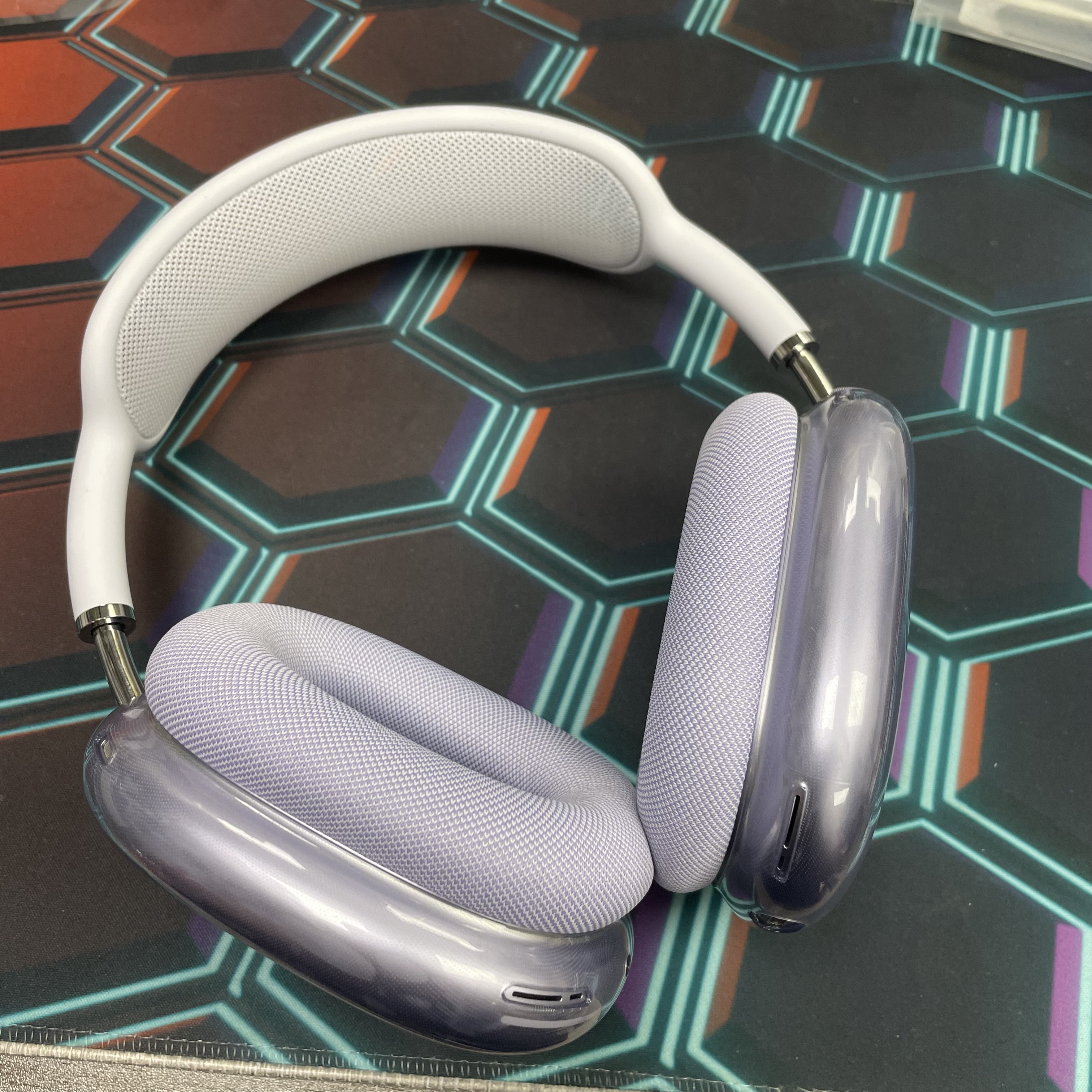 *7687 Apple AirPod Max 1代 頭戴式 紫色 purple