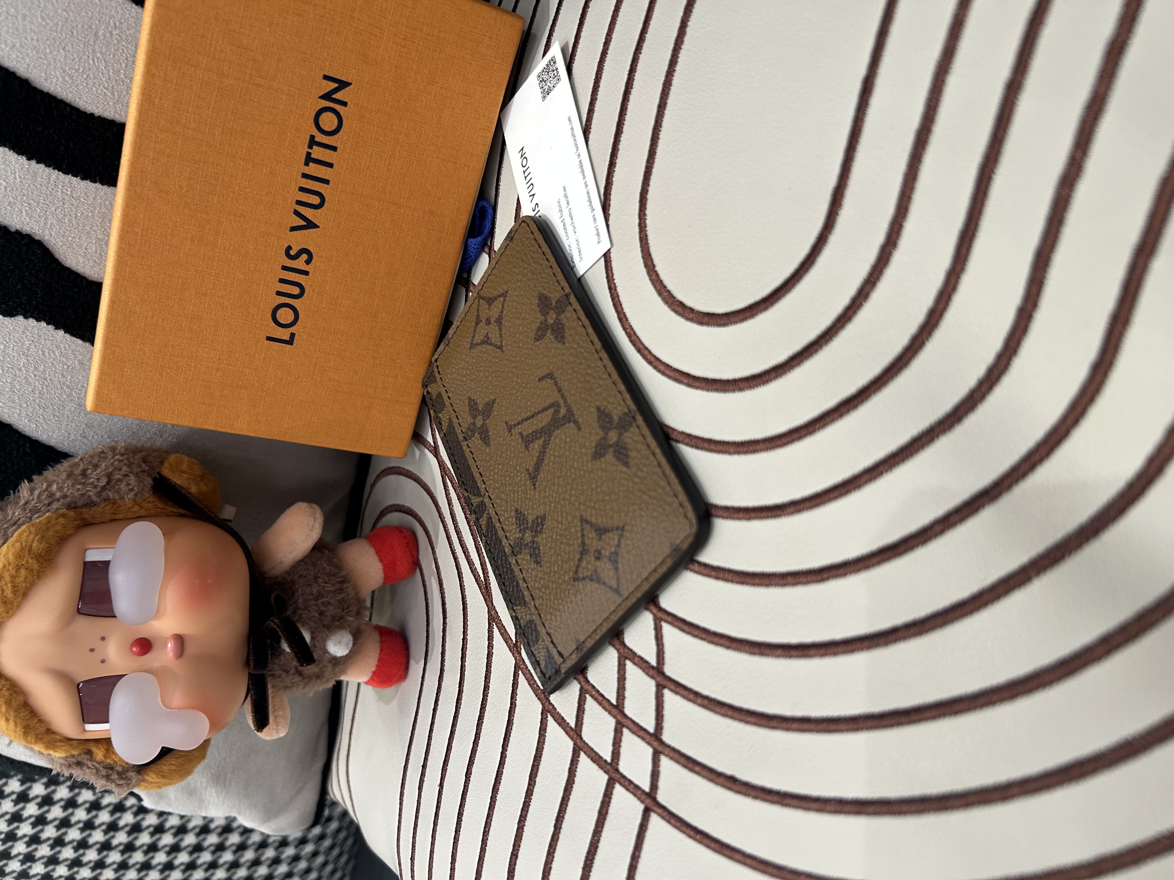 未使用品 LV Card Holder reverse Monogram 100%Authentic, Unused ✅Dust bag✅Box