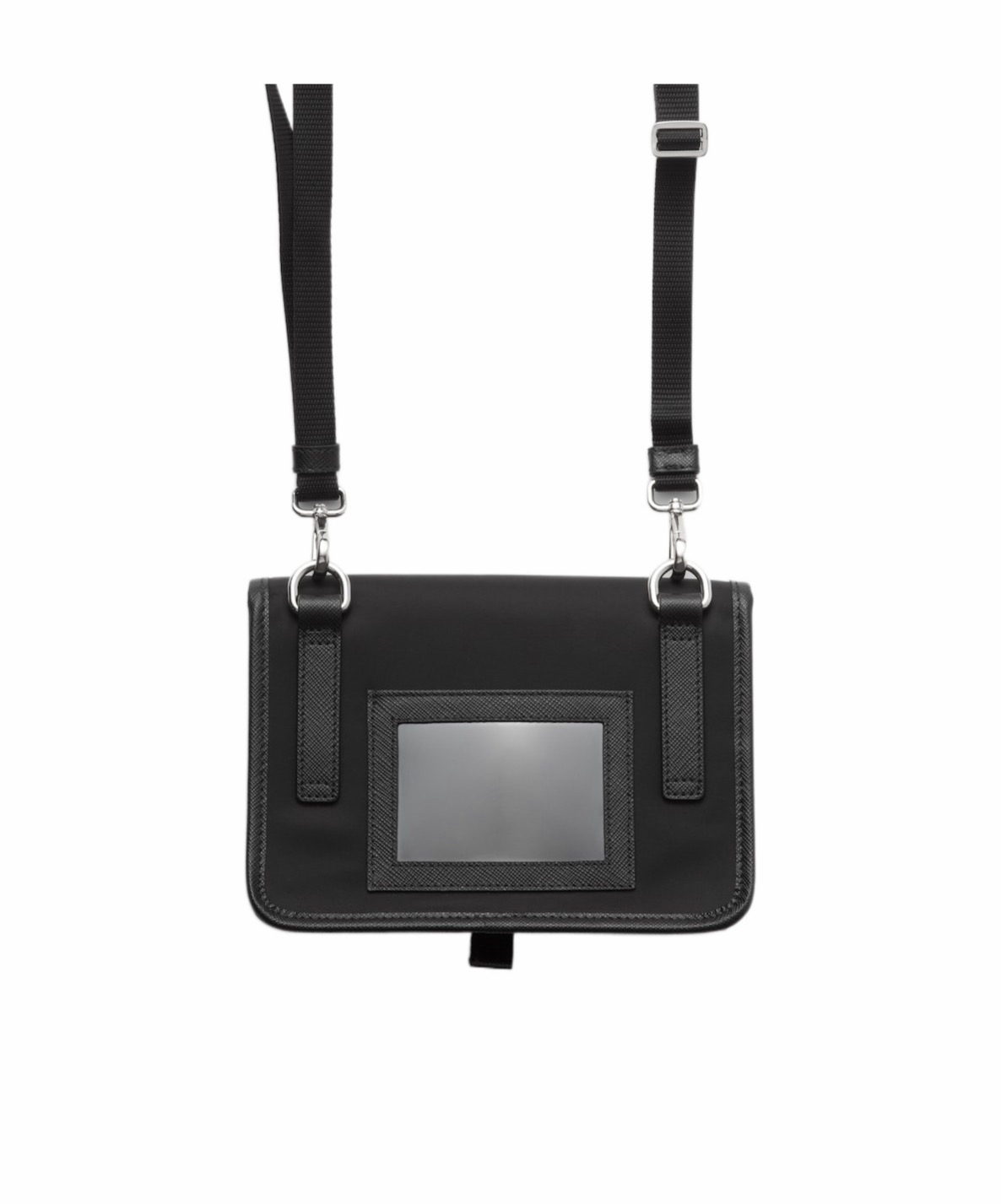 Prada 男士 Re-Nylon與Saffiano皮革智能手機包均碼碼18cm*2.5cm*12.5cm 