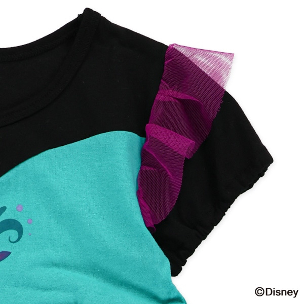 🇯🇵預訂 日本直送🇯🇵三色Frozen造型短袖印花薄紗短袖連身裙