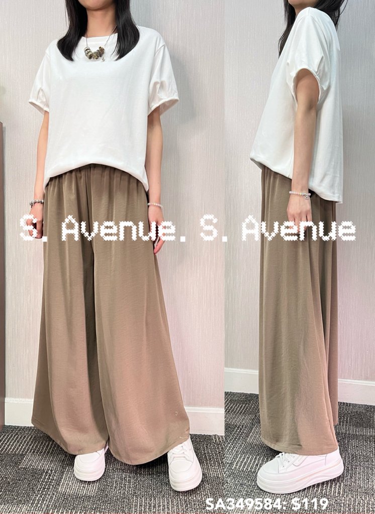 SA349584: 小泡泡袖簡約舒服靚tee