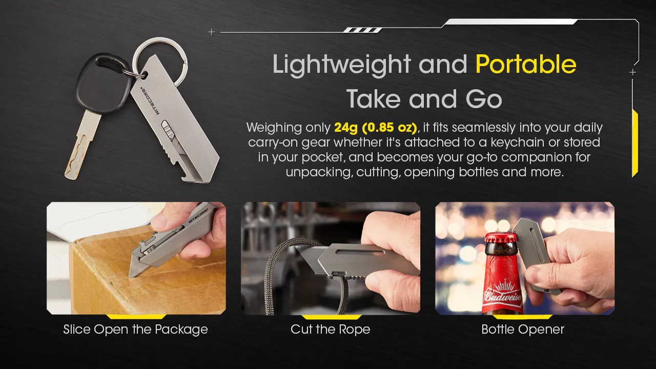 Nitecore NTK09 鈦合金刀