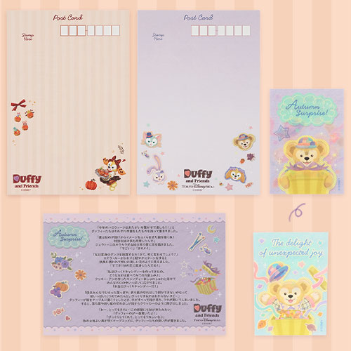 【預訂】TDR Halloween Sweet Surprise - postcard & sticker set