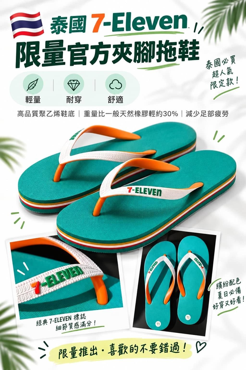 泰國直送7-11拖鞋
