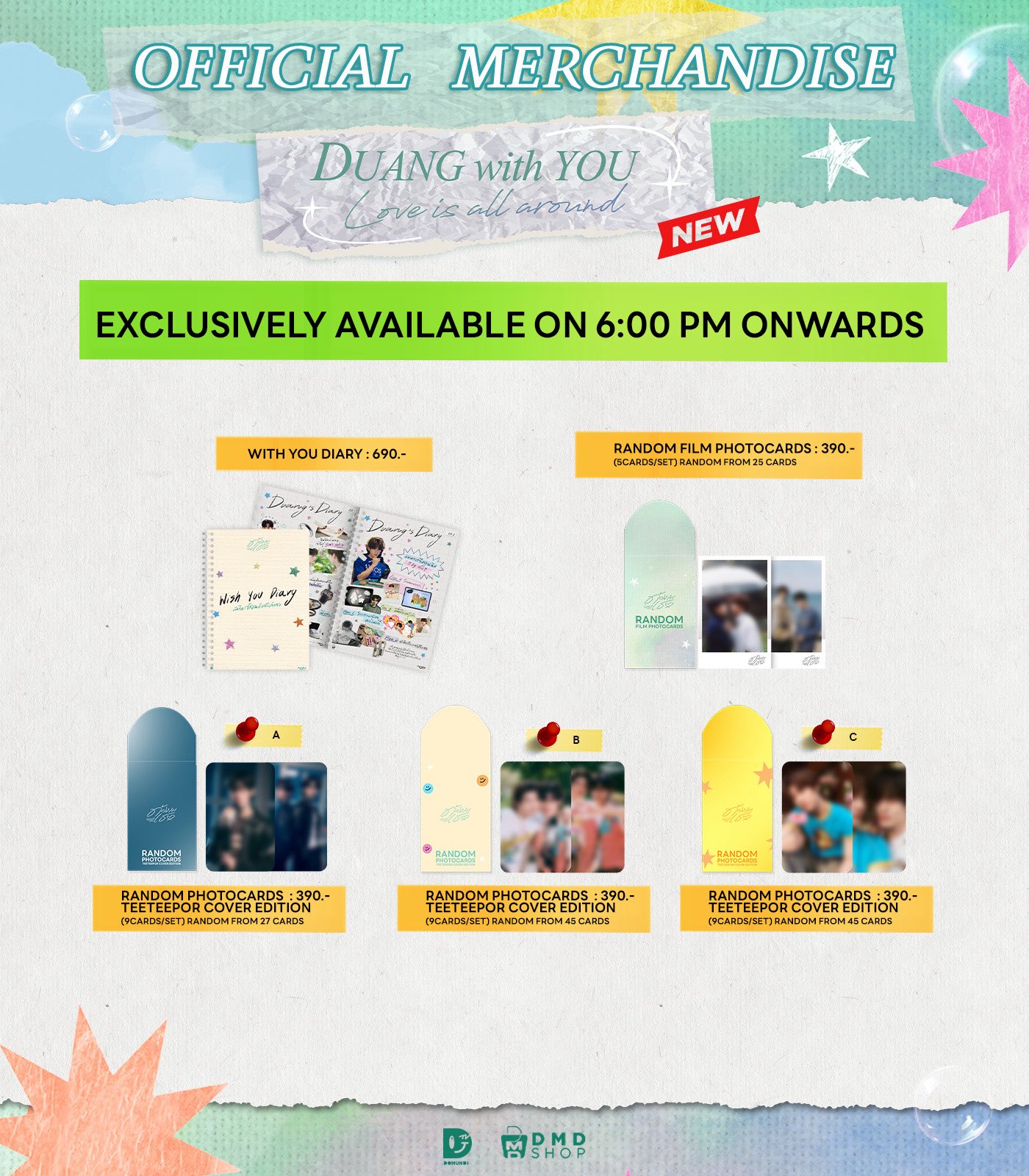 現場搶購 （18/4 6AM 截止） | TeeteePor - DUANG WITH YOU “Love is all around” Show & Screening 官方周邊