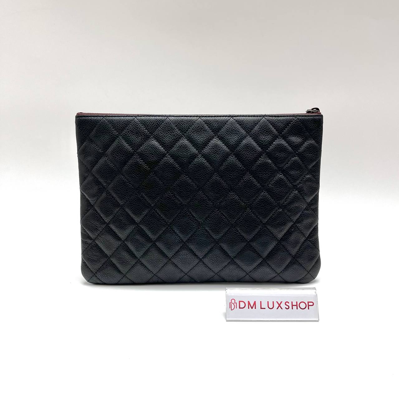 Chanel O Case Black Caviar SHW (Serial 21, Year 2016)