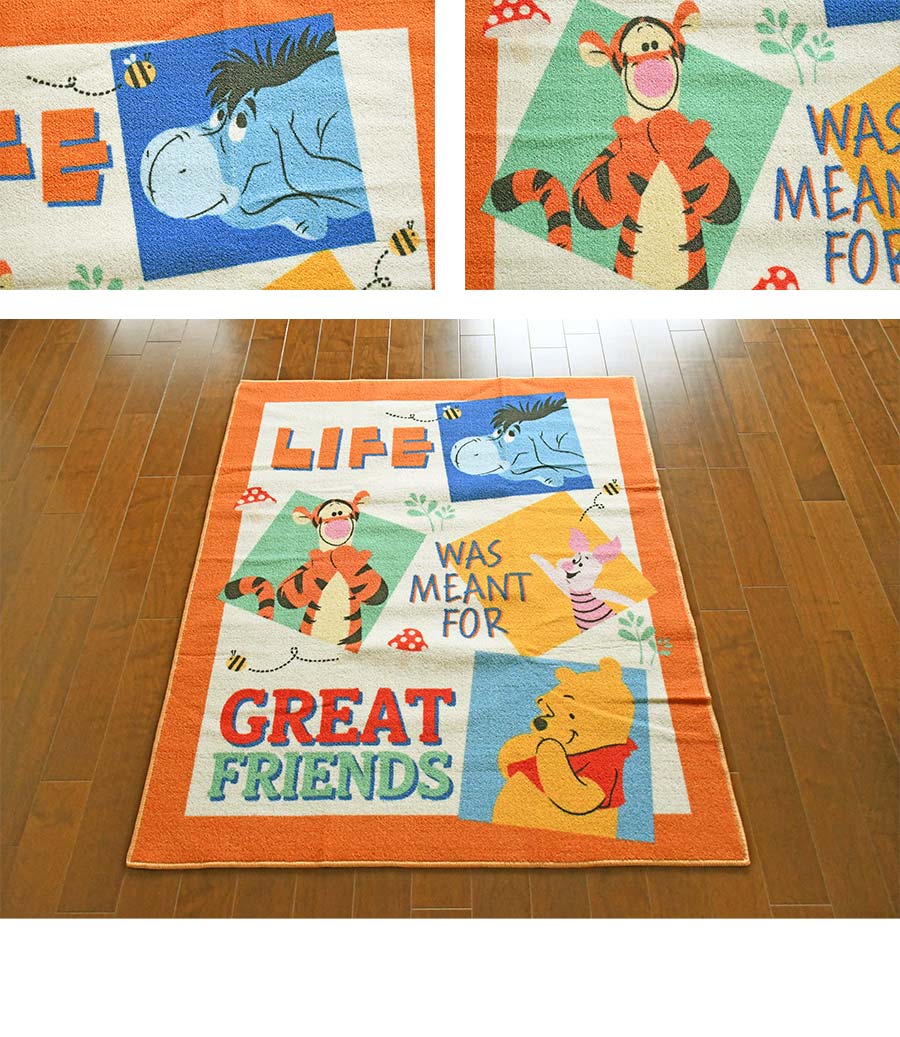 🆕【⭐訂購⭐】🇯🇵  日本直送🌀#Kuromi / #Pooh 可水洗防滑地墊🌀[ELCD-0294][260415]