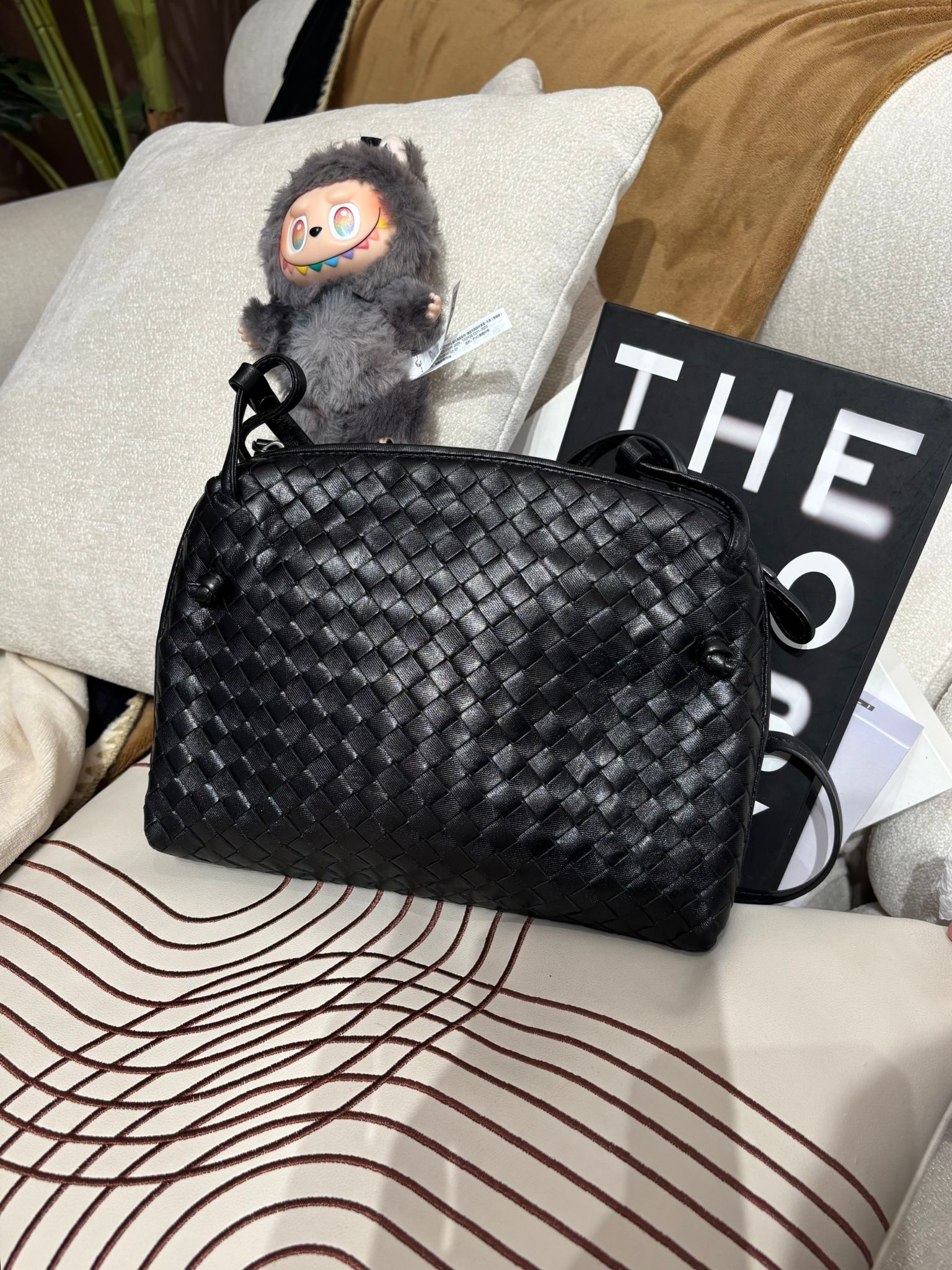 Bottega Veneta BV Crossbody Bag Black 100%Authentic, 95%New ✅Dust bag