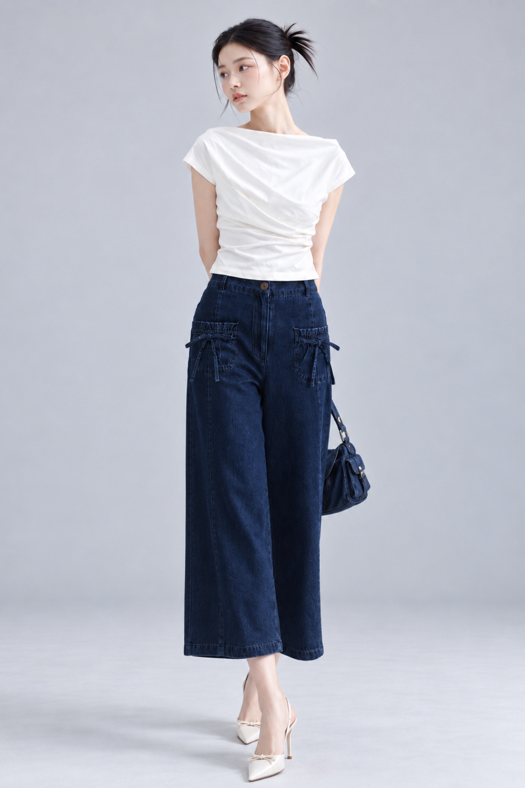 309941 Sculpted Drape Blouse