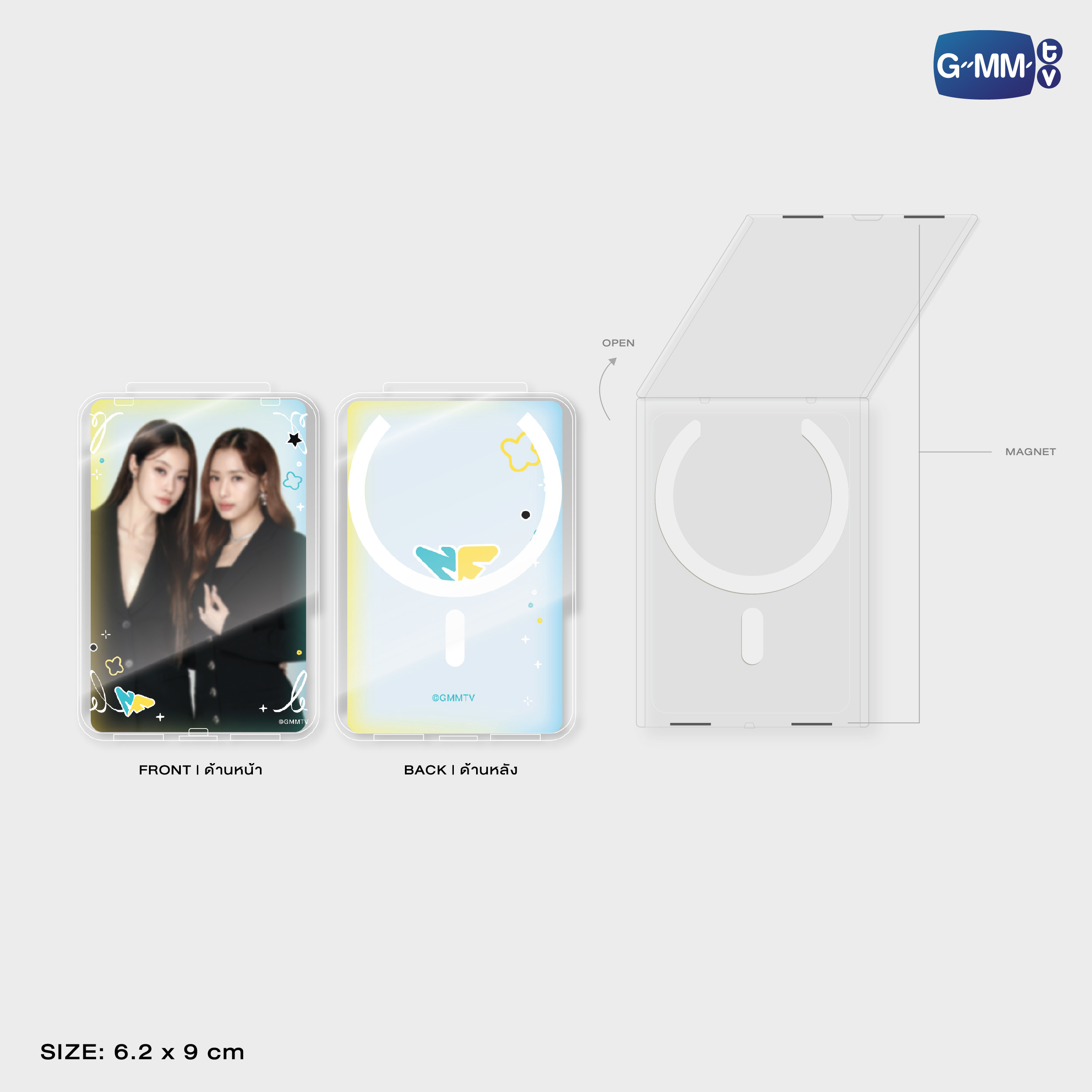 NAMTANFILM ACRYLIC MAGNETIC CARD HOLDER | TAIPEI POP UP STORE JUN 2026