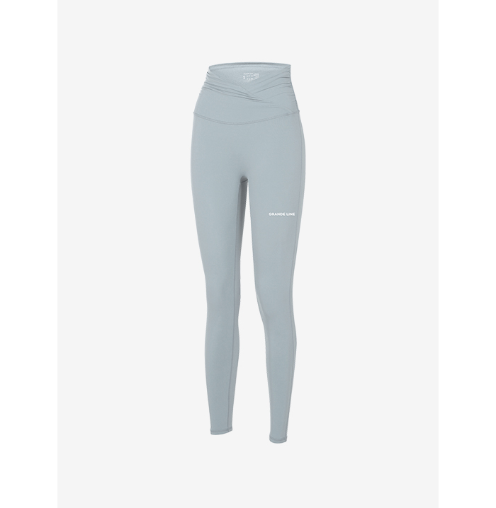 【V Shape 摺摺‧勁受歡迎】PT467 El-flex Cross Shirring Leggings by Grandeline 13色
