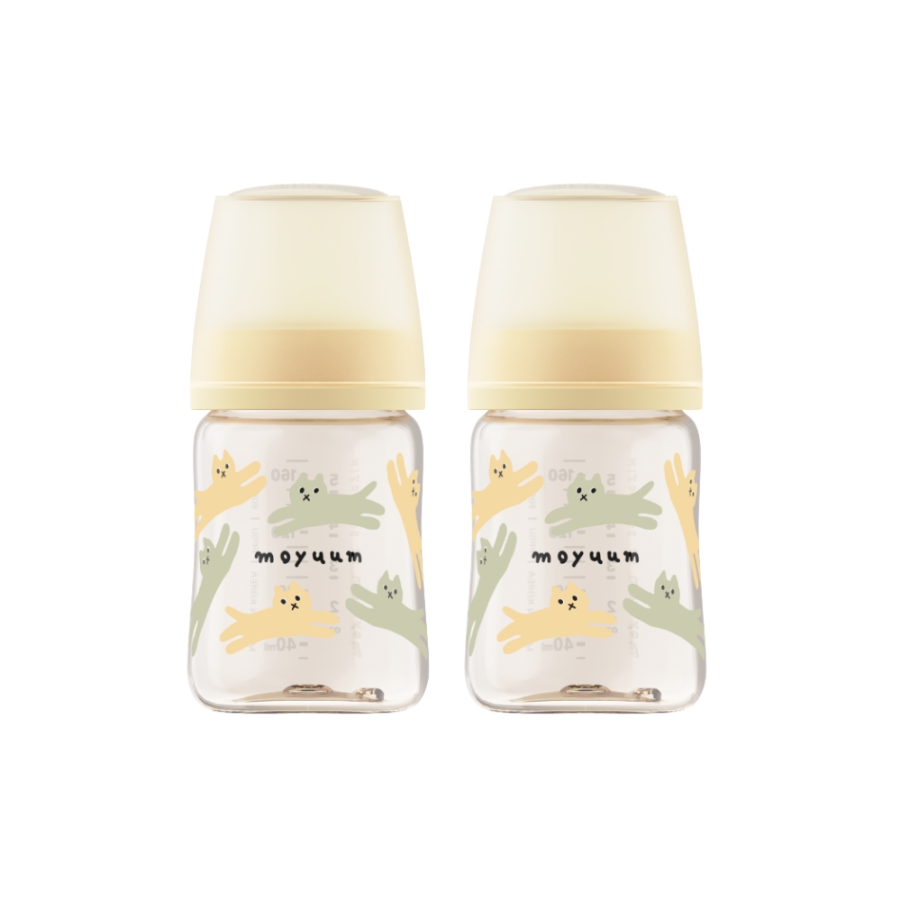 Moyuum - PPSU 寬口防漲氣奶瓶170ml（貓咪夢境）x2件_MY207_2