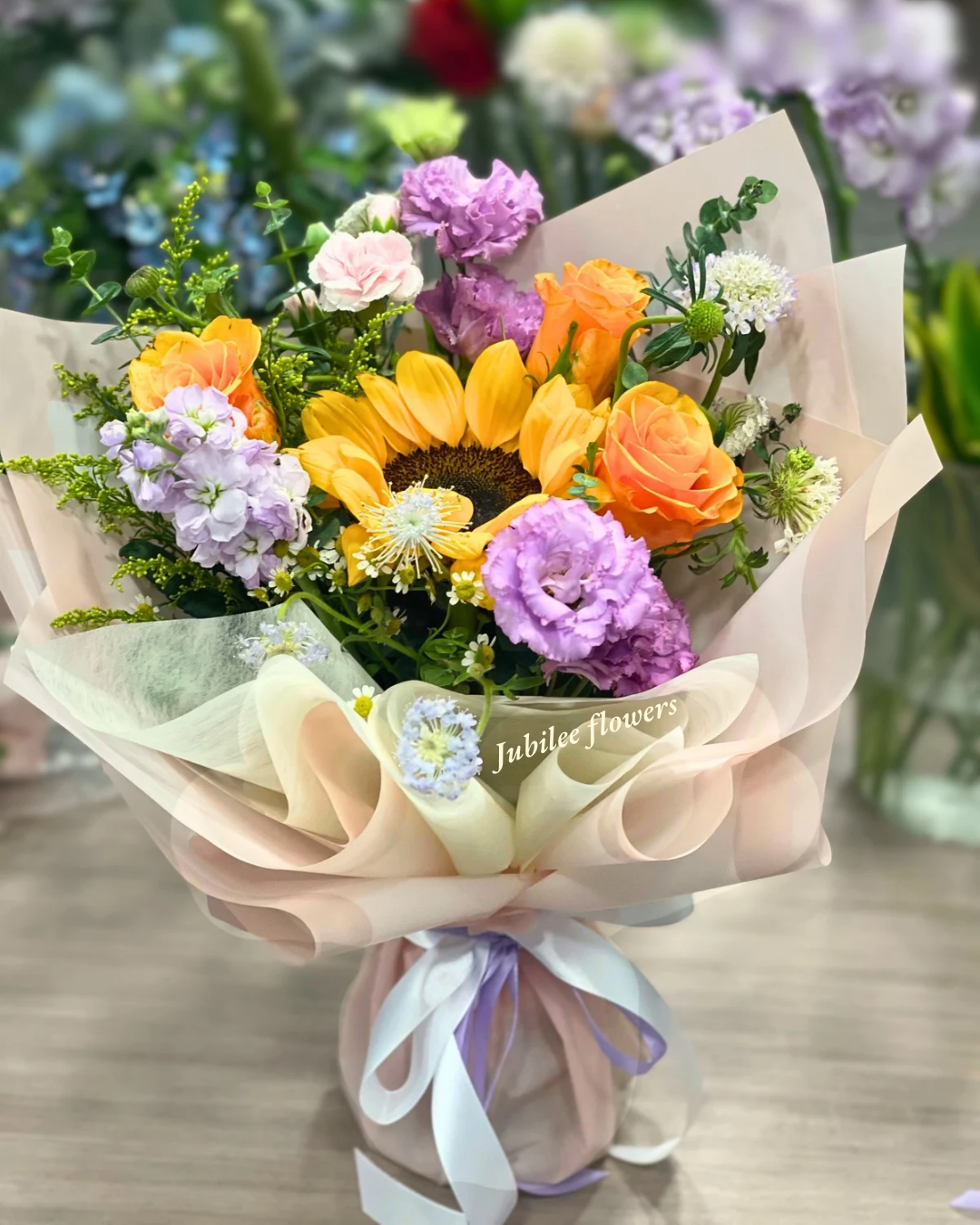 🌻向日葵 · 玫瑰混搭花束 