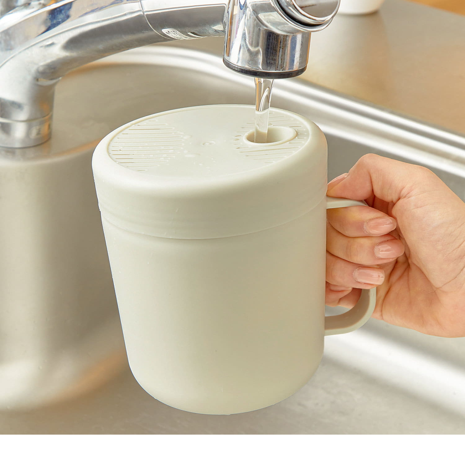 3COINS Rice Cooking Mug for One Person