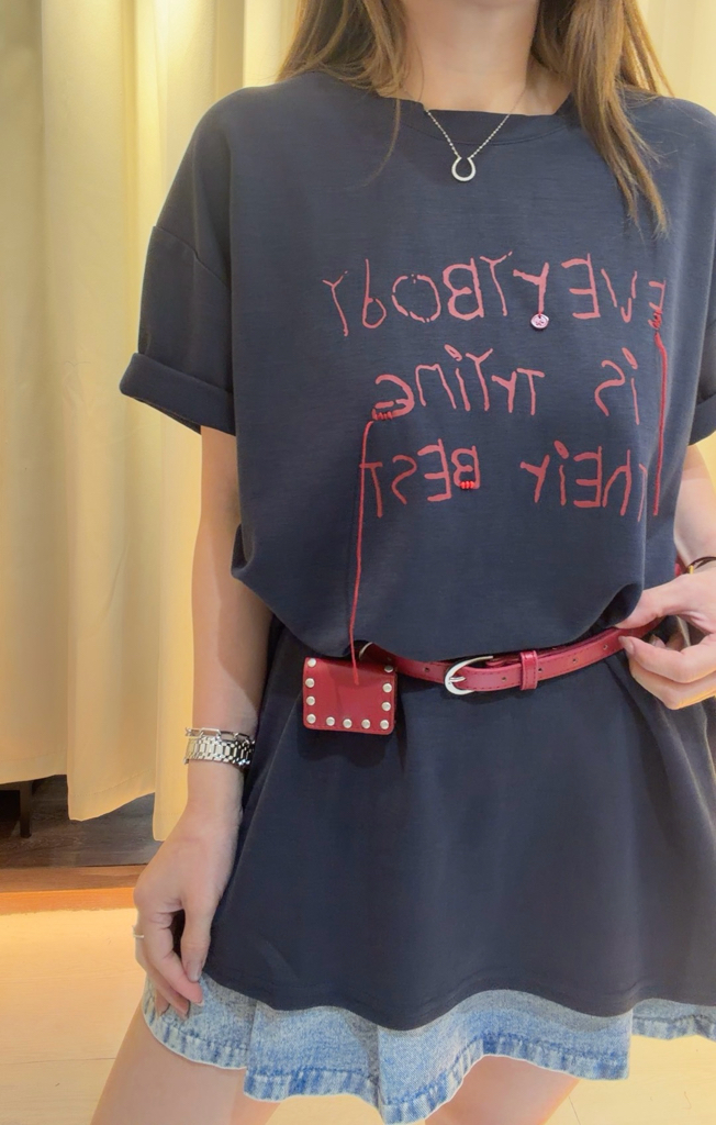 ⭐️new⭐️鬆身字母T配腰帶