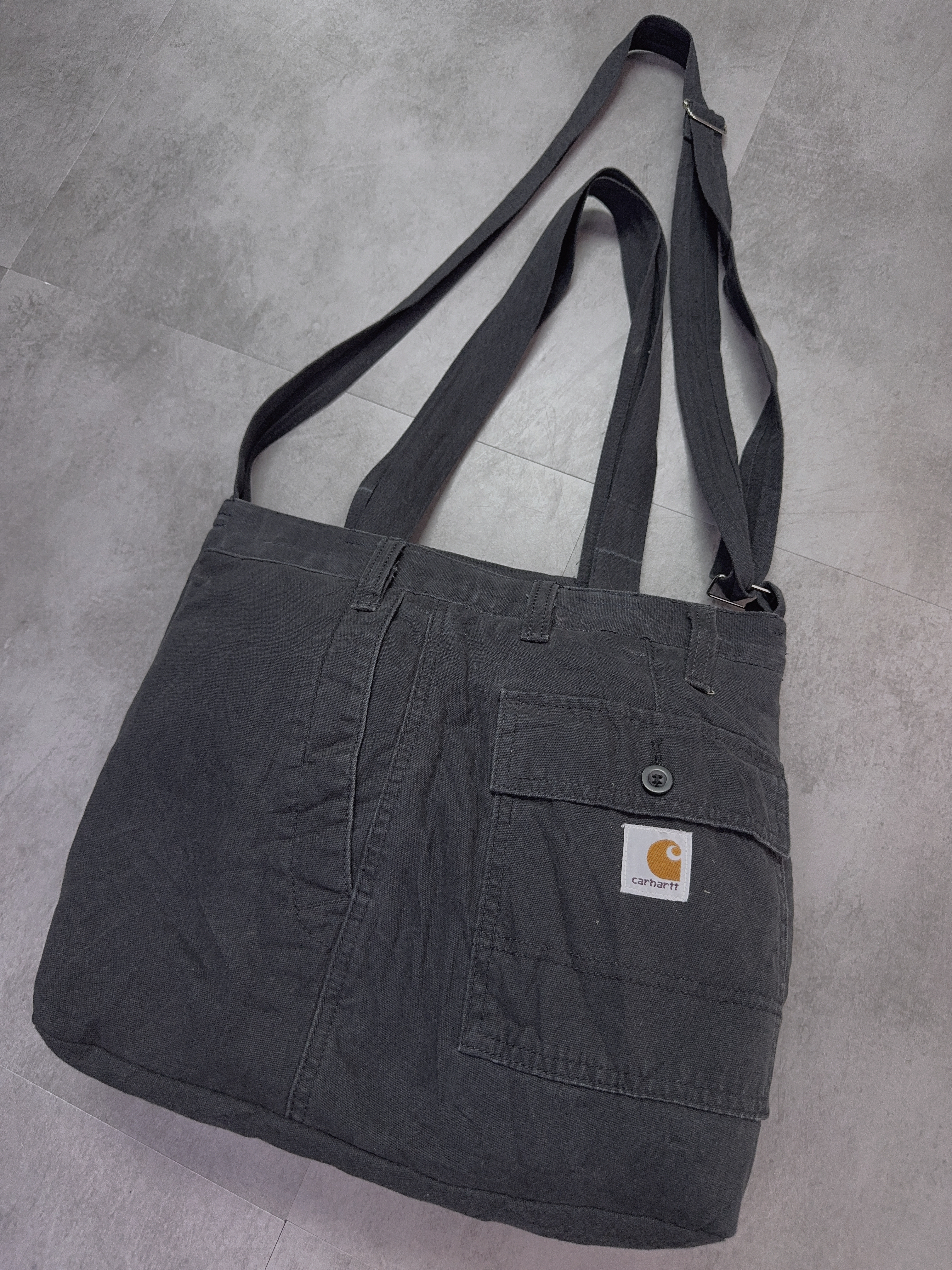 Remake Carhartt Bag 💼 -洗水黑色