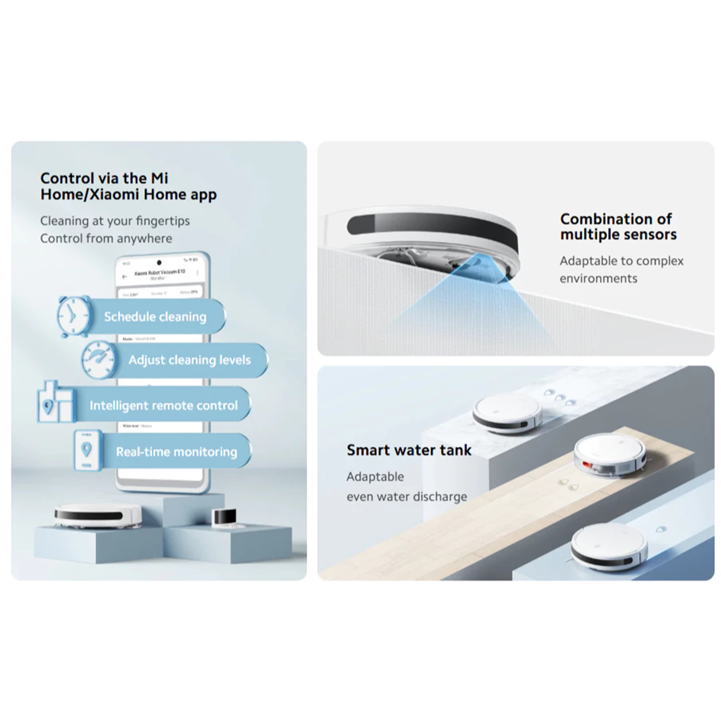 Xiaomi 4000Pa Robot Vacuum E10 Slim (BHR6783EU)