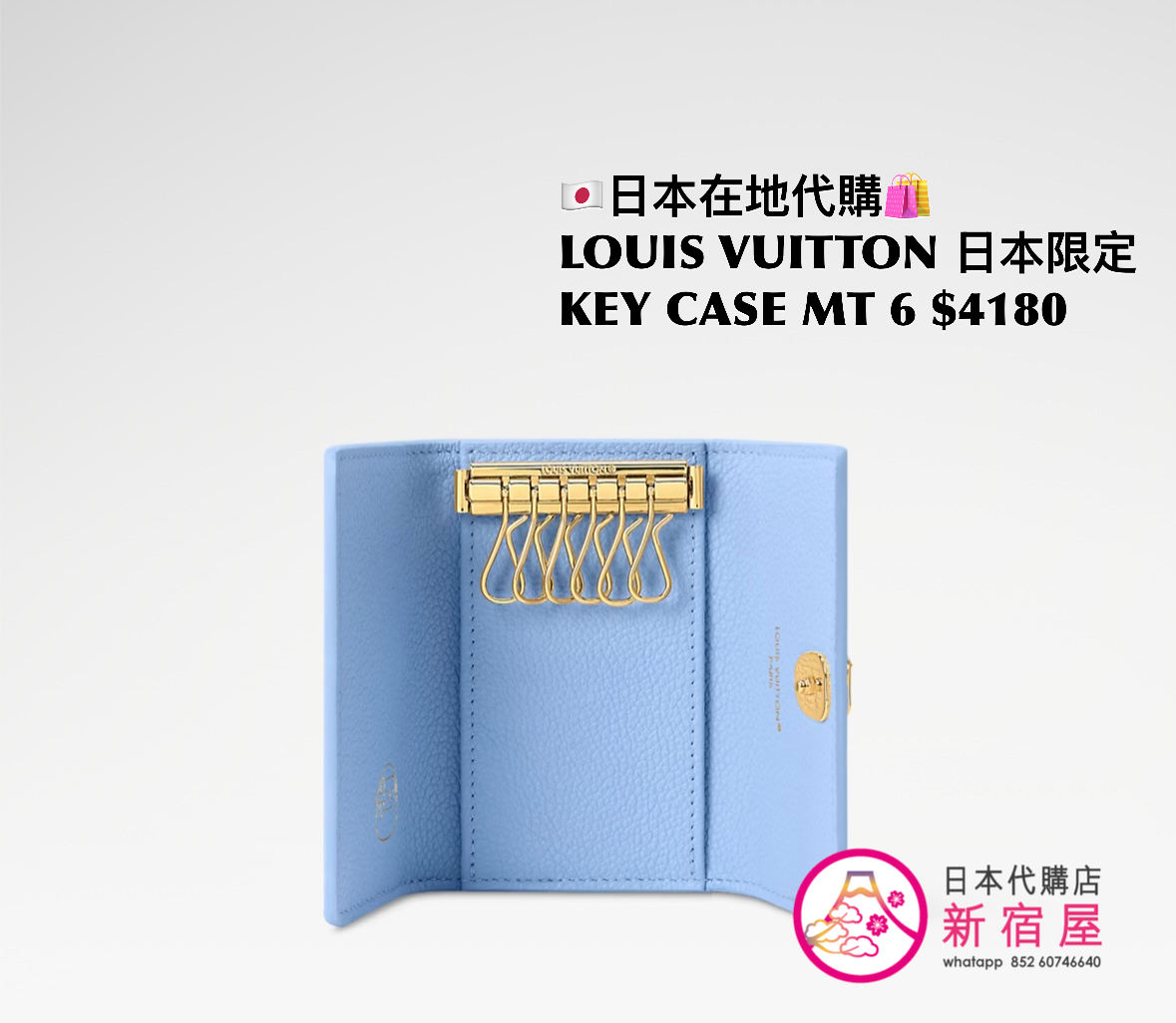 LOUIS VUITTON 日本限定 KEY CASE MULTICLES 6 